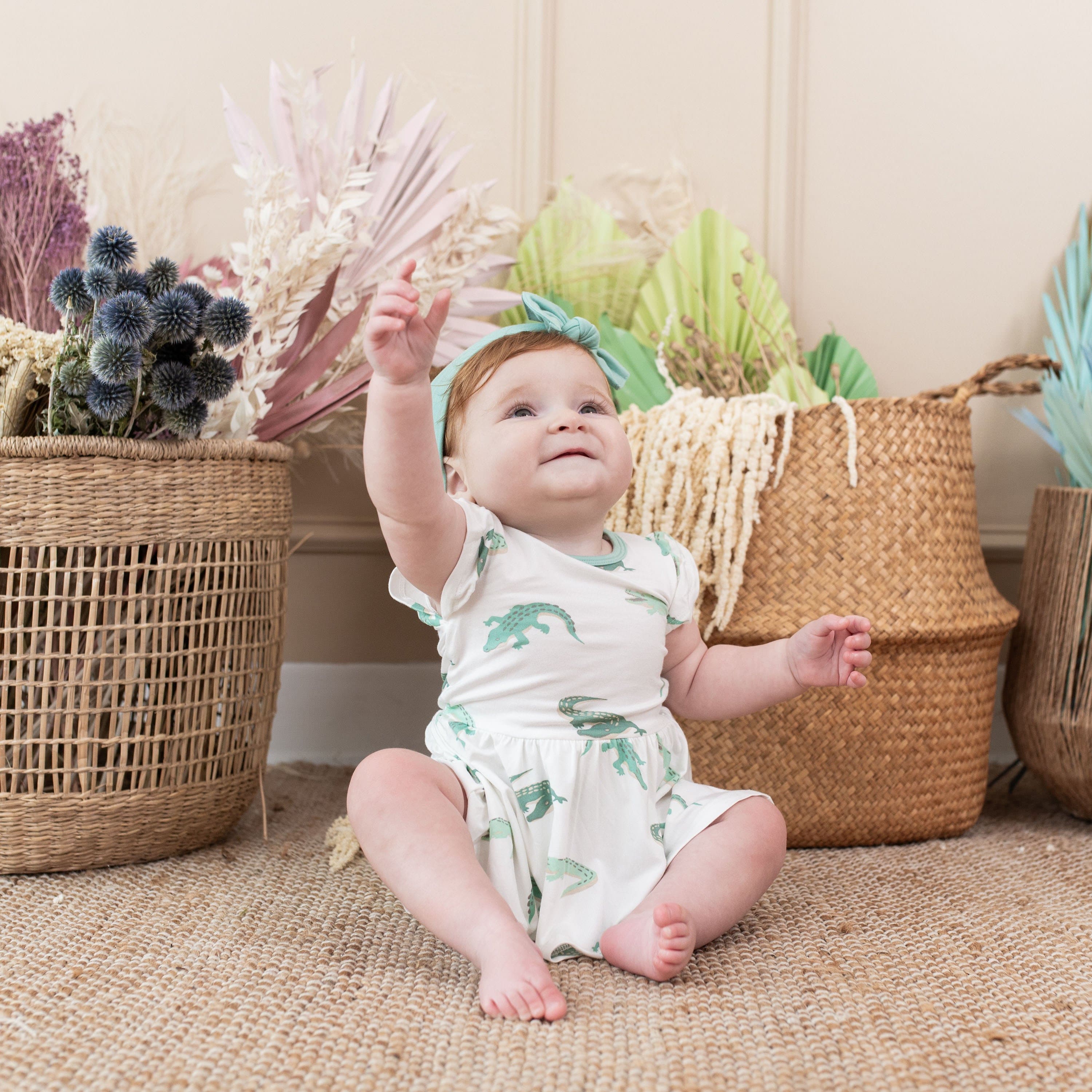 Hydrangea popular bodysuit twirl dress