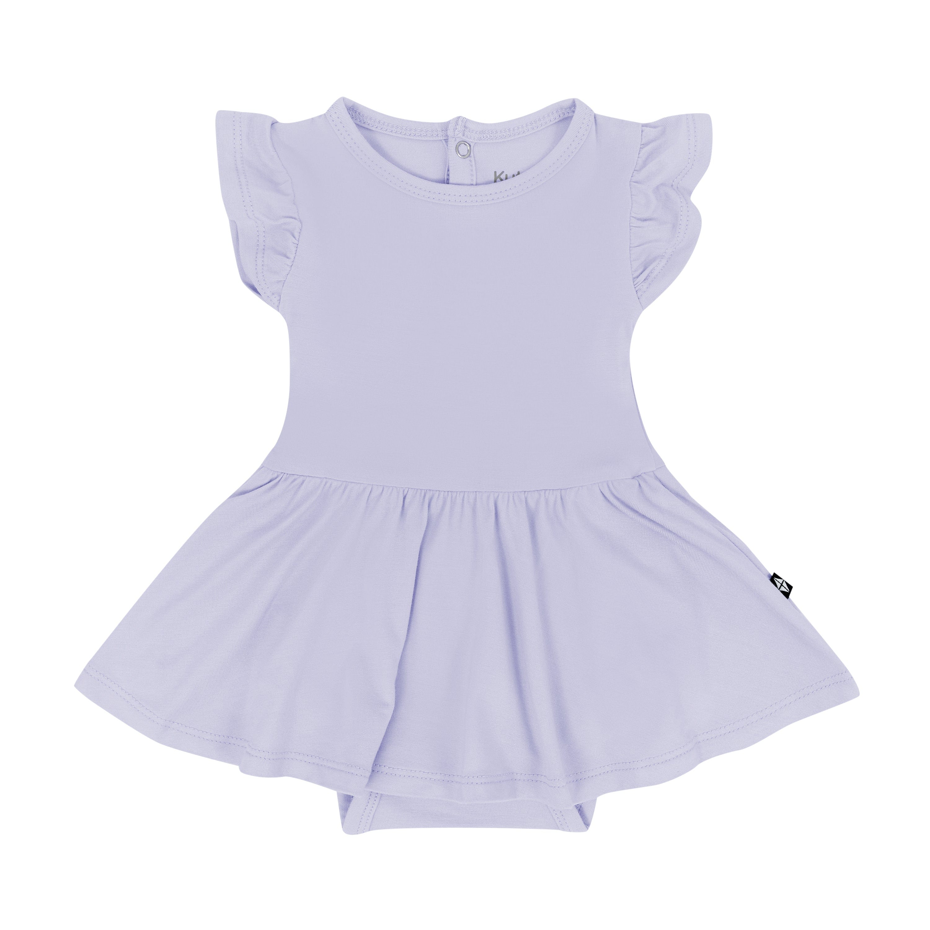 Kyte Baby Bodysuit Dress Twirl Bodysuit Dress in Lilac