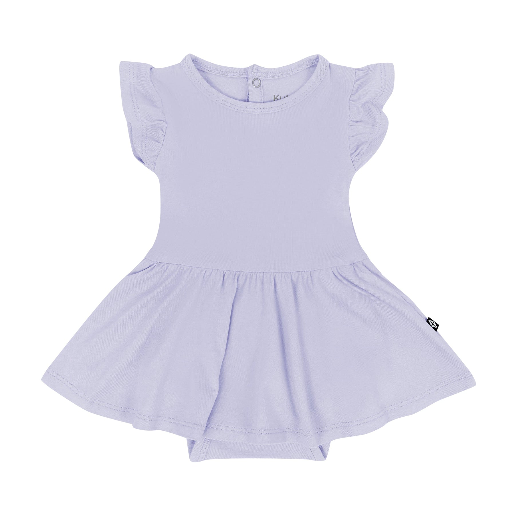 Kyte Baby Bodysuit Dress Twirl Bodysuit Dress in Lilac