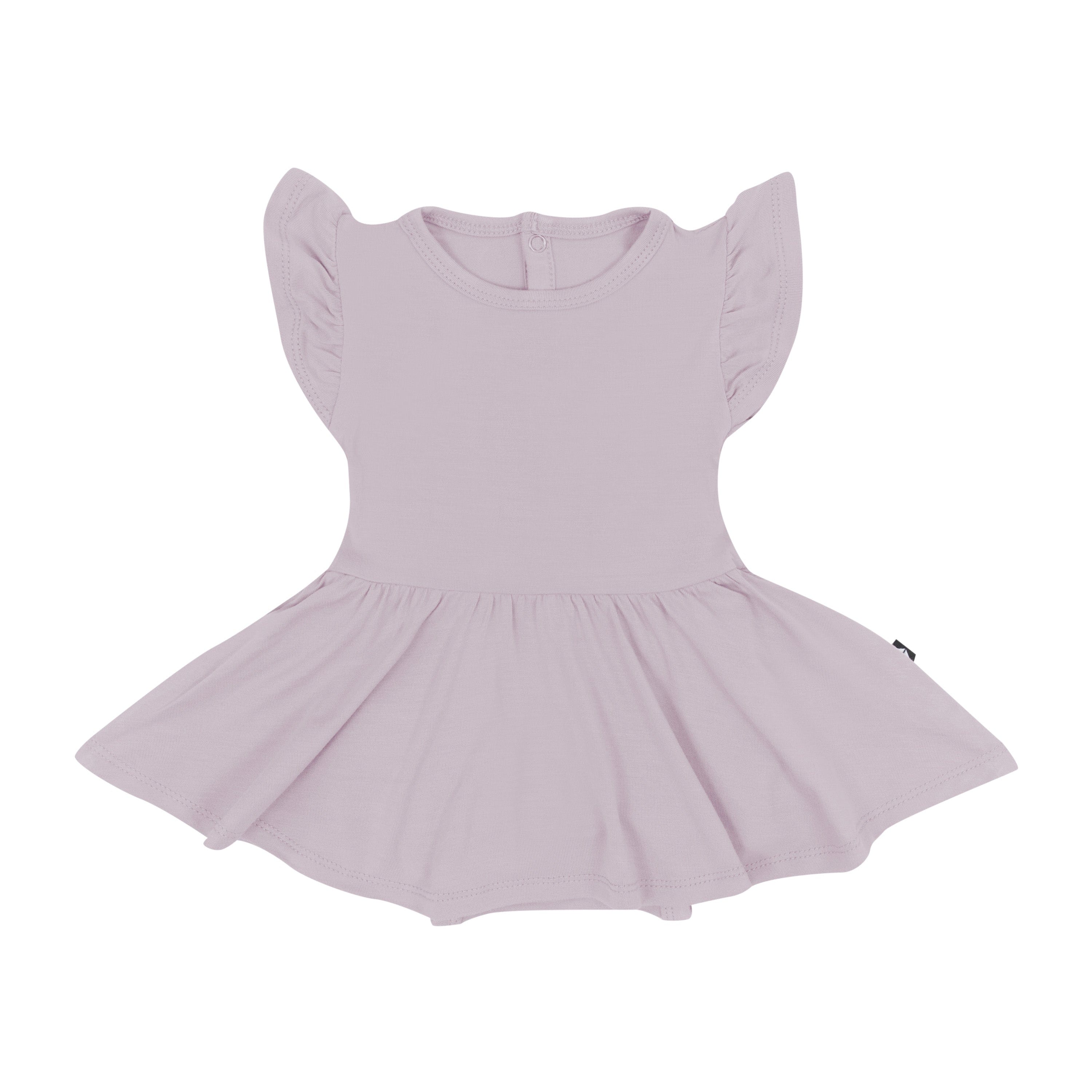 Kyte Baby Bodysuit Dress Twirl Bodysuit Dress in Wisteria