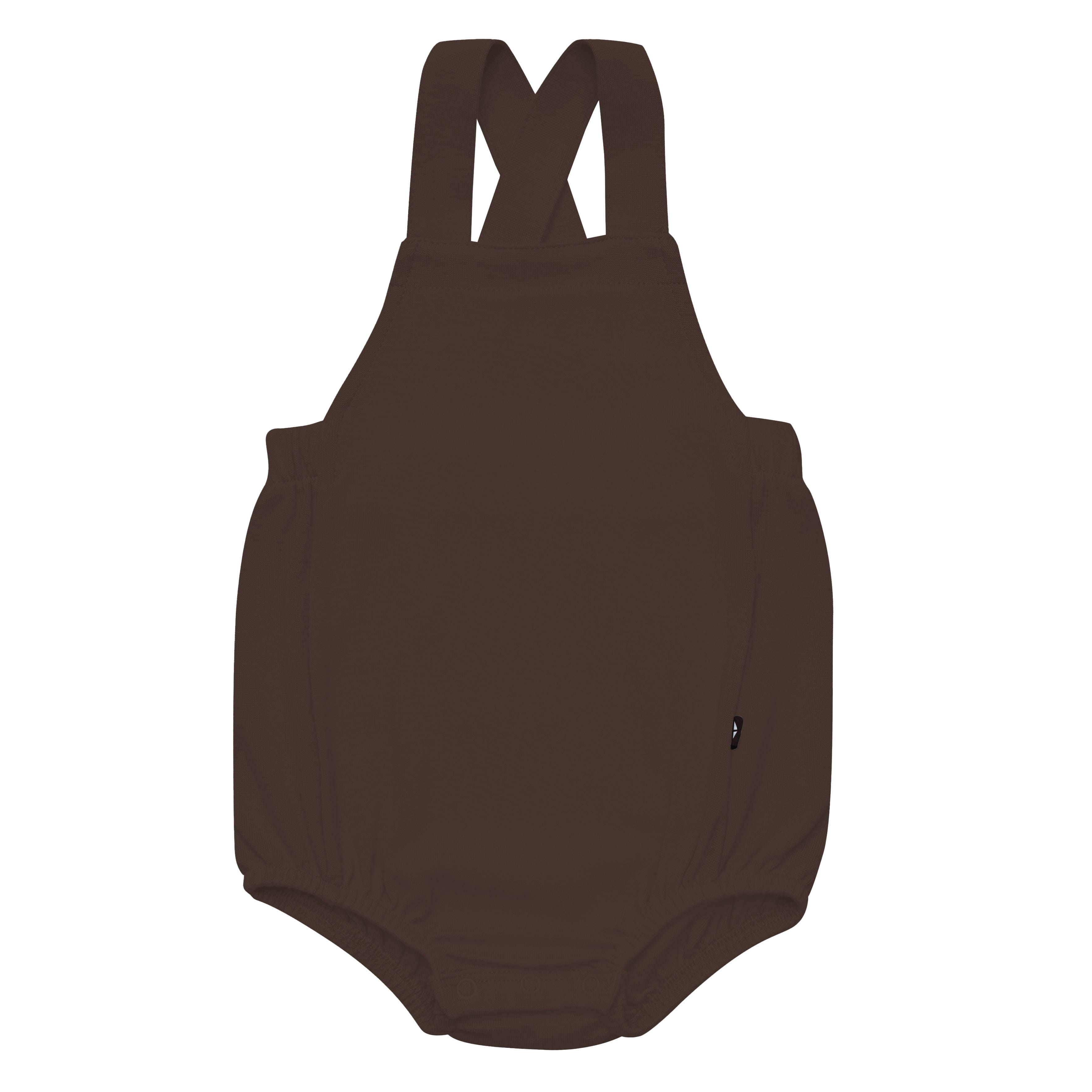 Kyte Baby Bubble Overall Bamboo Jersey Bubble Overall in Espresso