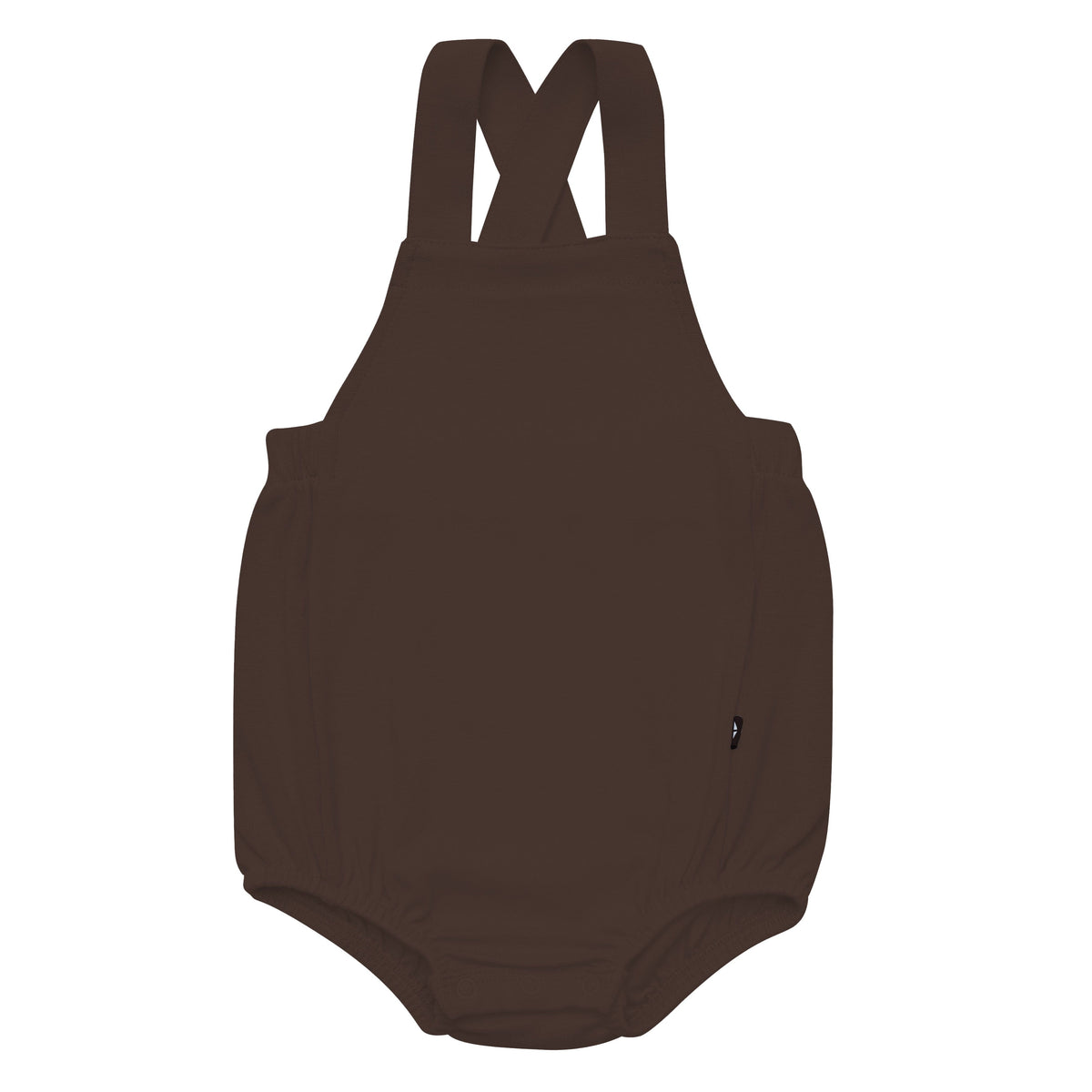 Kyte Baby Bubble Overall Bamboo Jersey Bubble Overall in Espresso