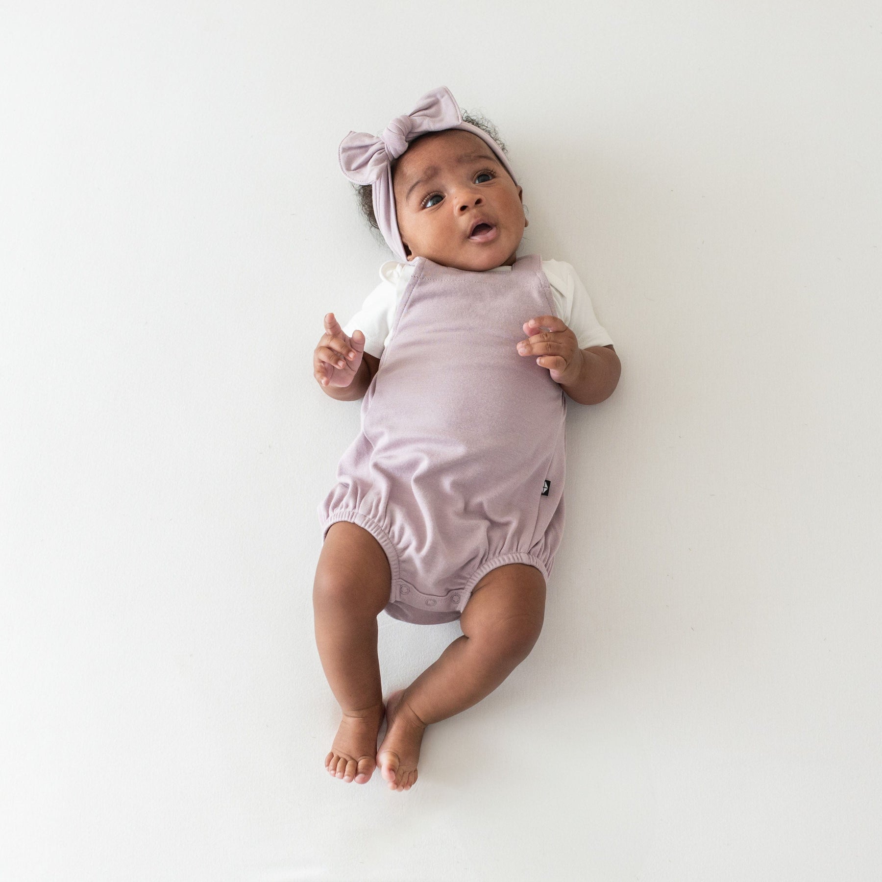 Kyte Baby Bubble Overall Bamboo Jersey Bubble Overall in Wisteria