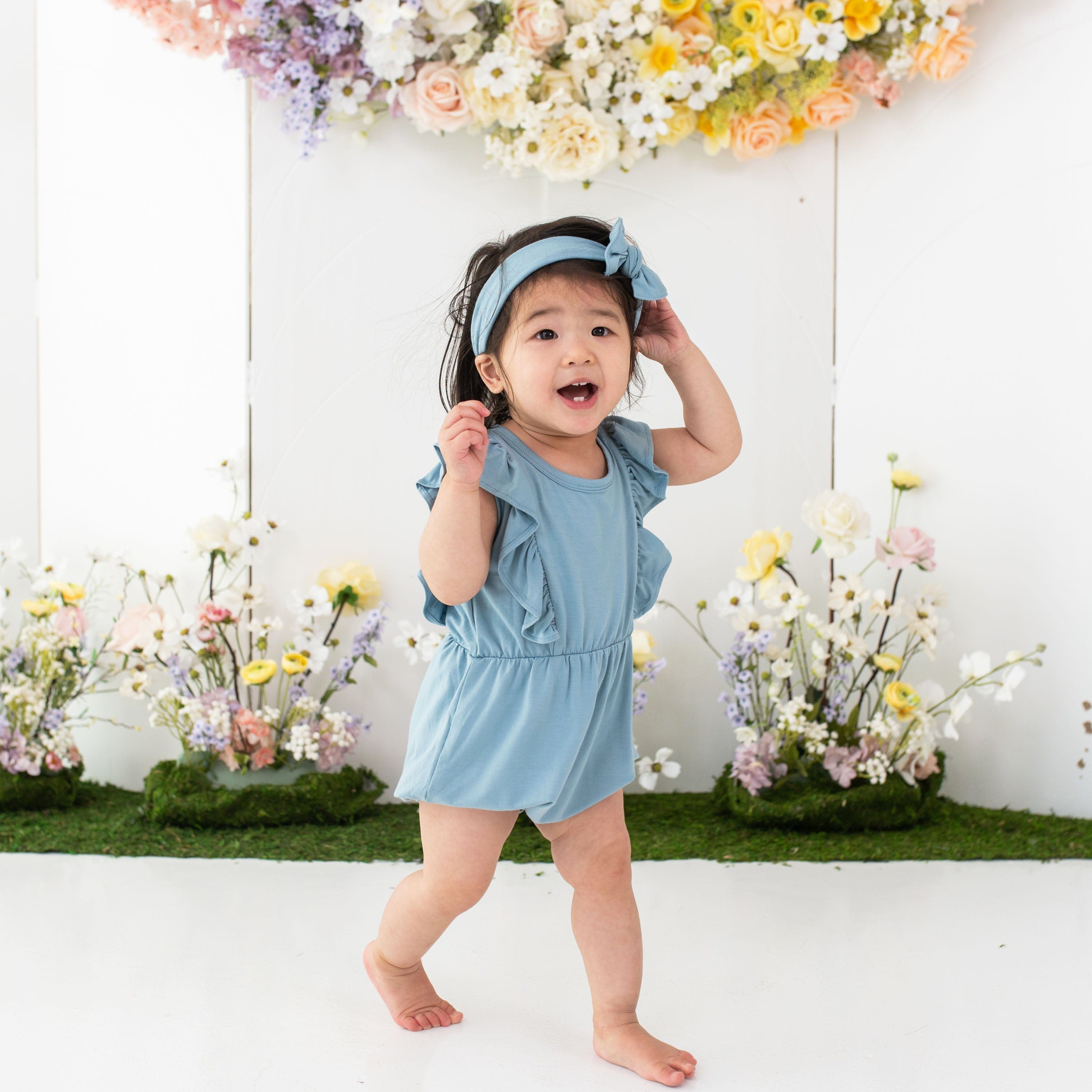 Kyte flutter zipper romper outlet