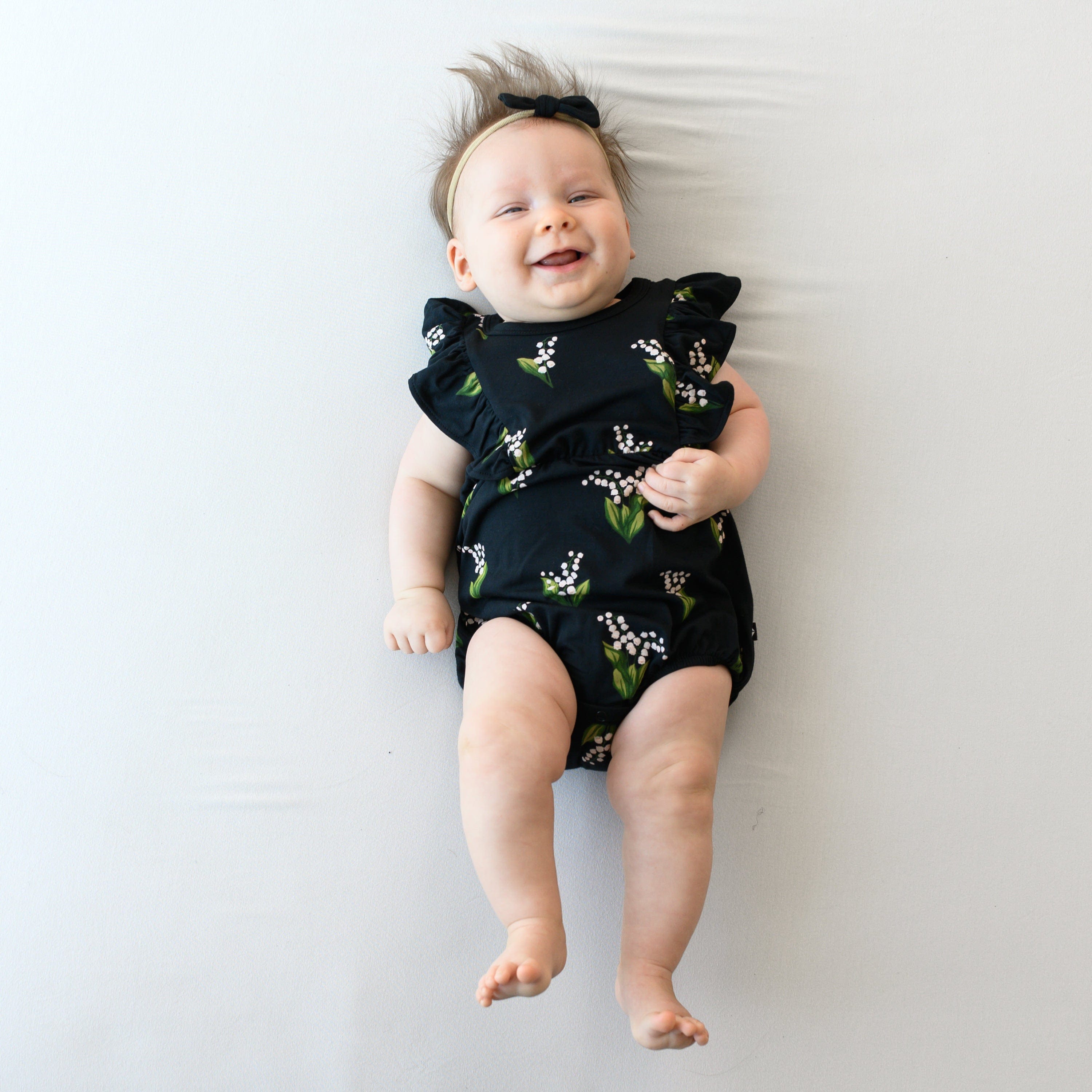 Kyte Baby Bubble Romper Bubble Romper in Midnight Lily