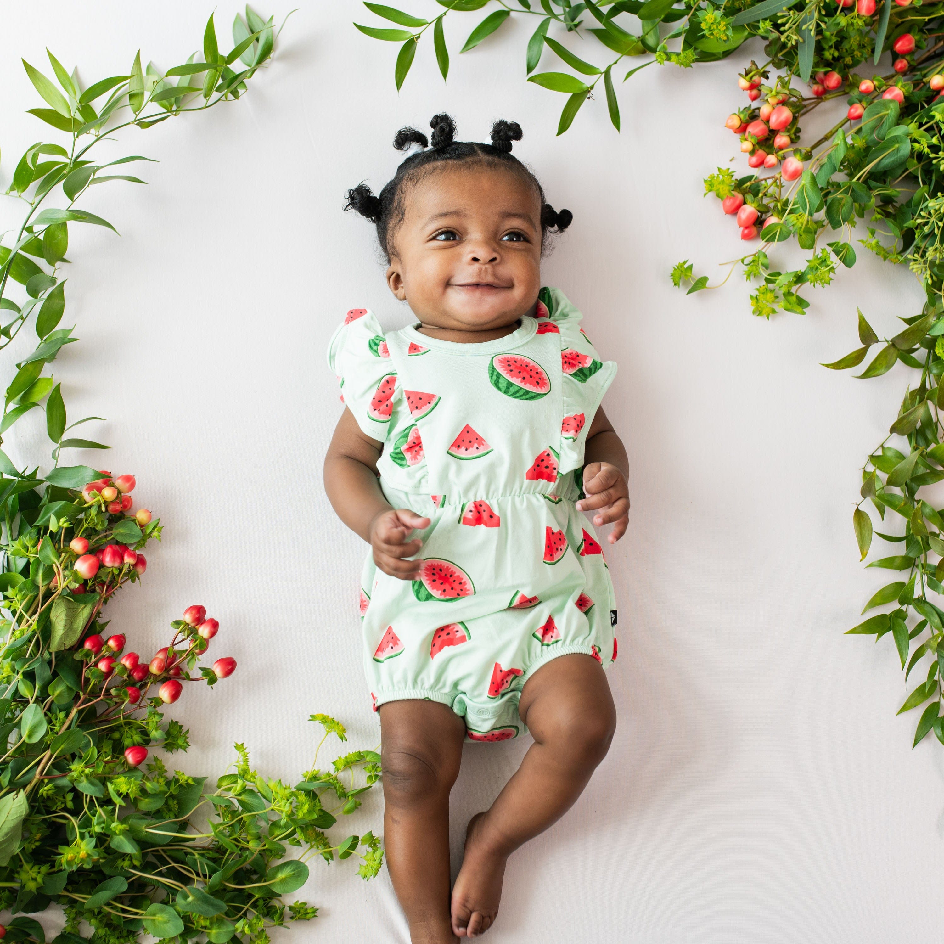 Watermelon romper fashion baby girl