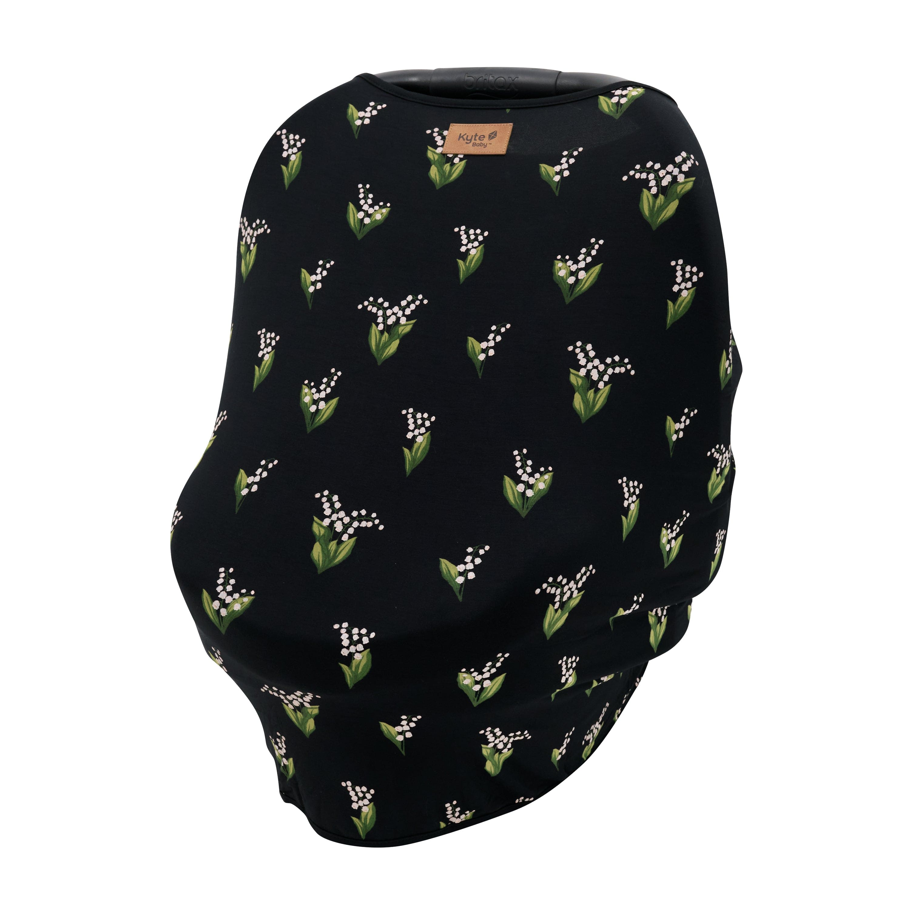 Kyte Baby Carseat Cover Midnight Lily Car Seat Cover in Midnight Lily