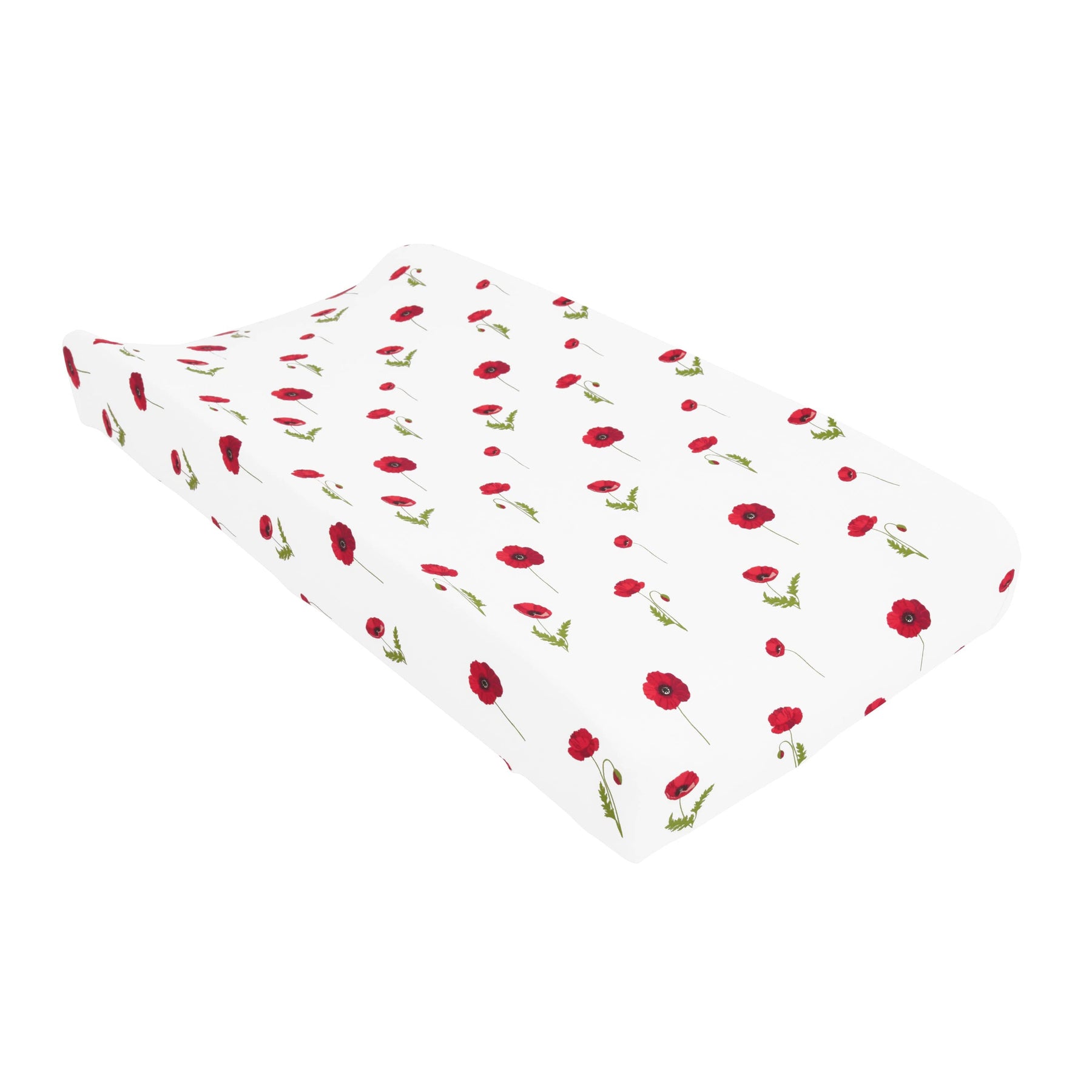 Kyte Baby Change Pad Cover Cloud Poppies / One Size Change Pad Cover in Cloud Poppies