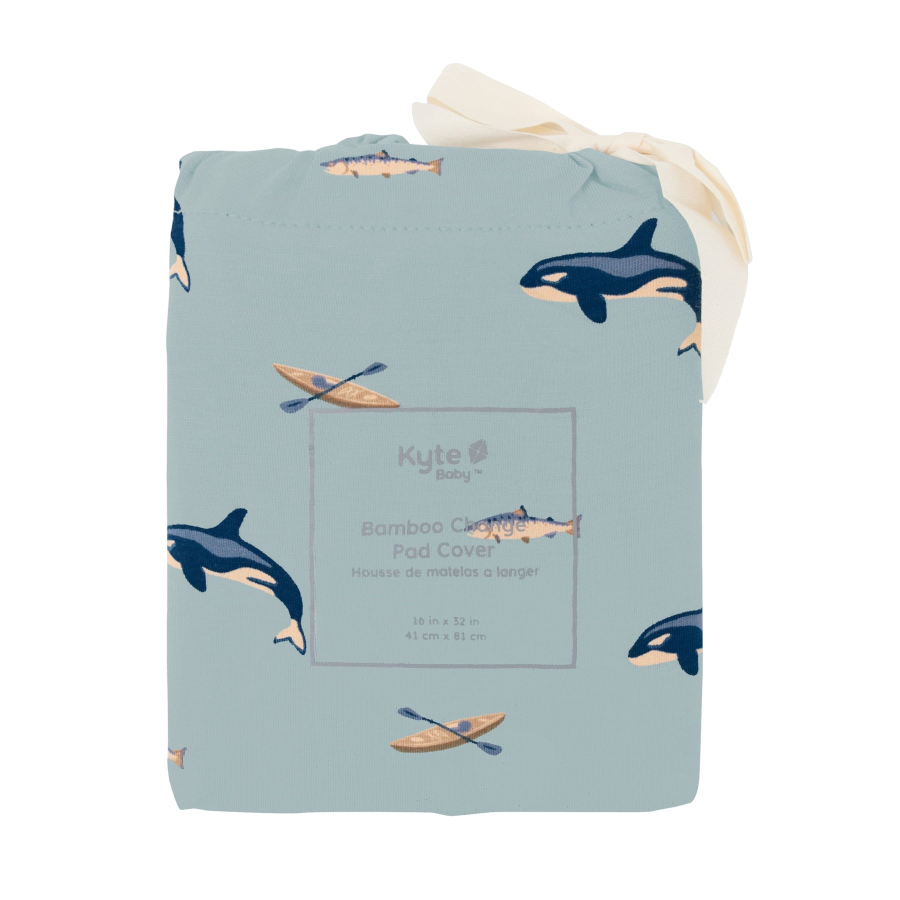 Kyte Baby Change Pad Cover Coastline / One Size Change Pad Cover in Coastline