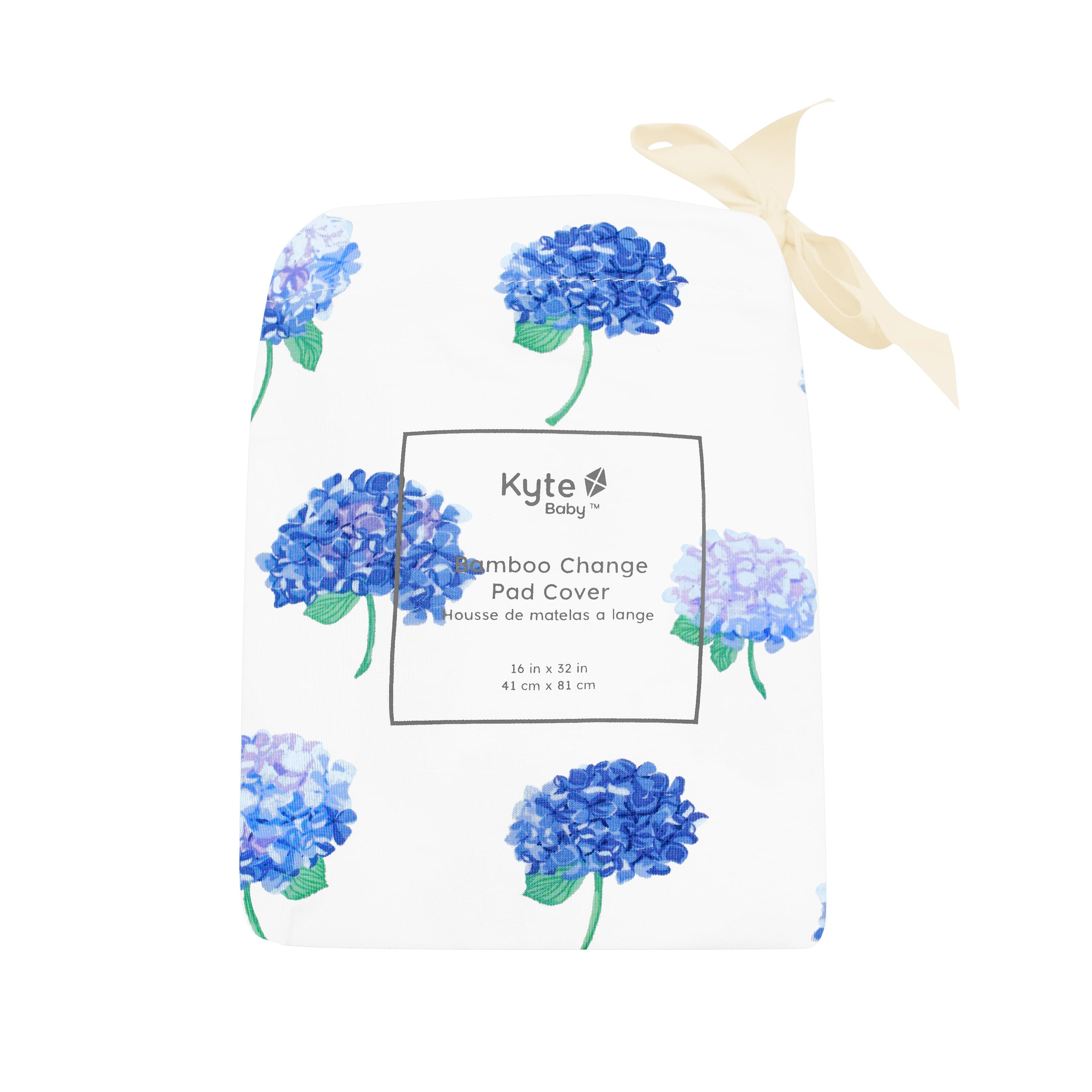 Kyte Baby Change Pad Cover Hydrangea / One Size Change Pad Cover in Hydrangea