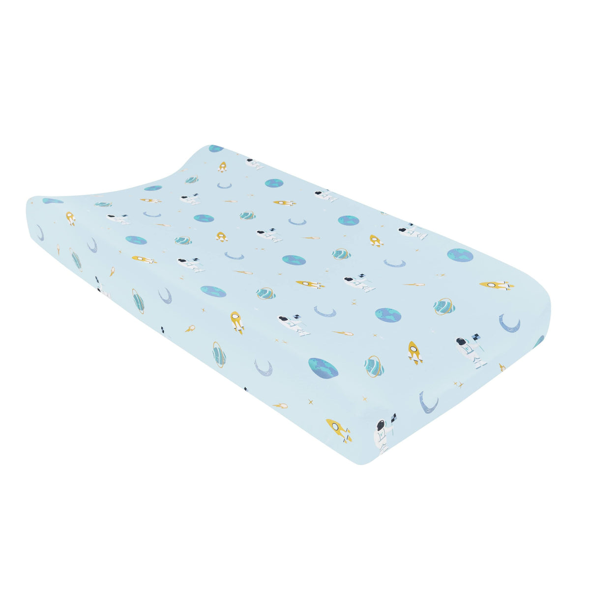 Kyte Baby Change Pad Cover Ice Space Change Pad Cover in Ice Space