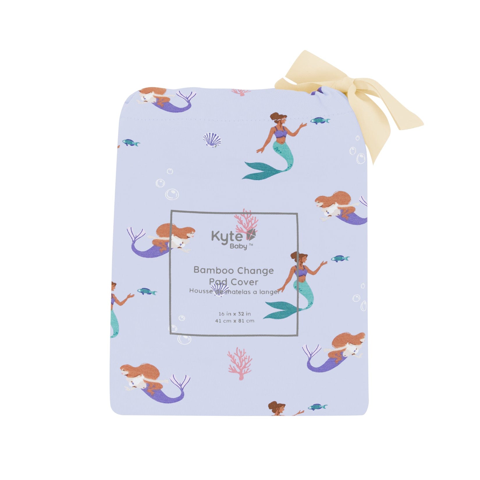 Kyte Baby Change Pad Cover Mermaid / One Size Change Pad Cover in Mermaid