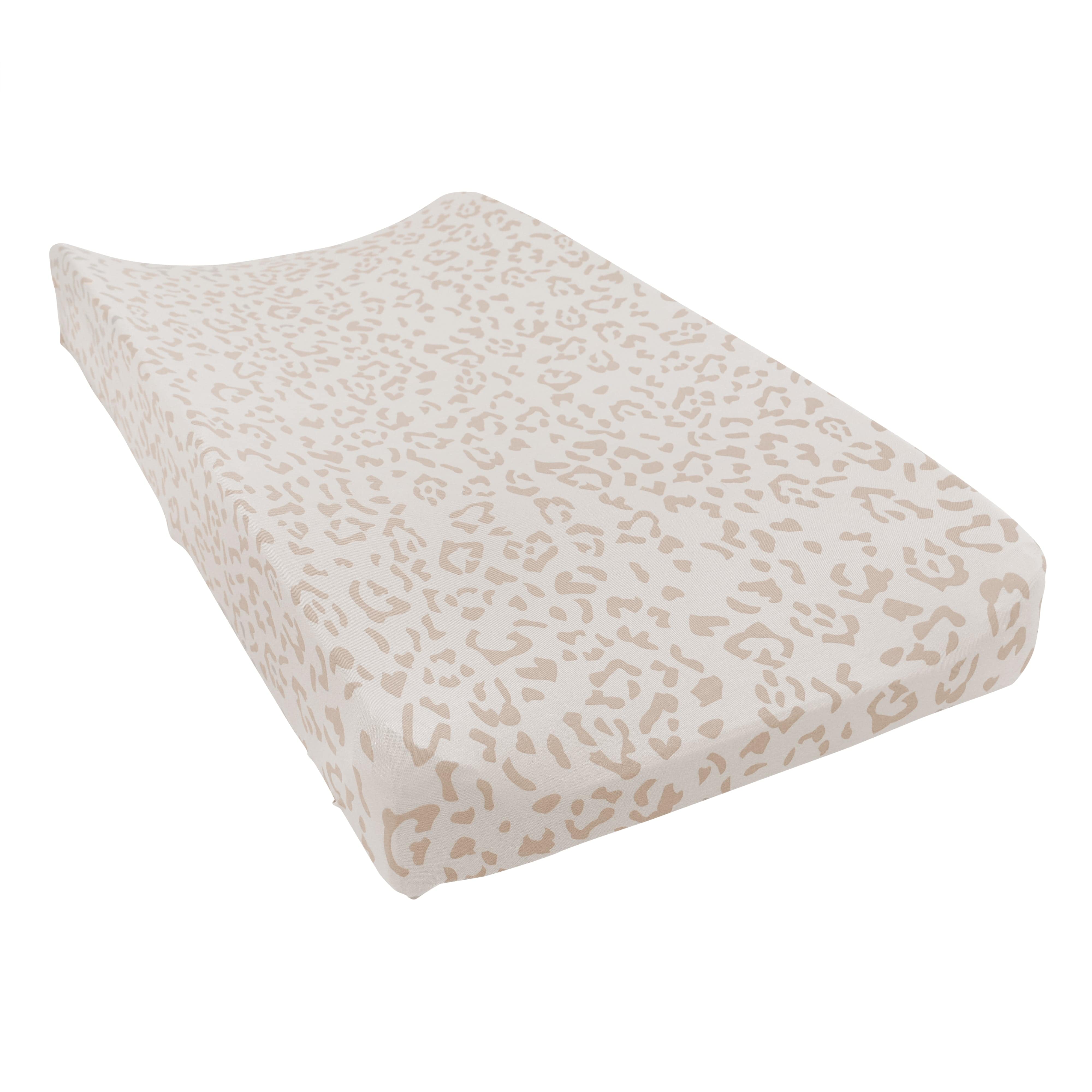 Kyte Baby Change Pad Cover Oat Leopard / One Size Change Pad Cover in Oat Leopard