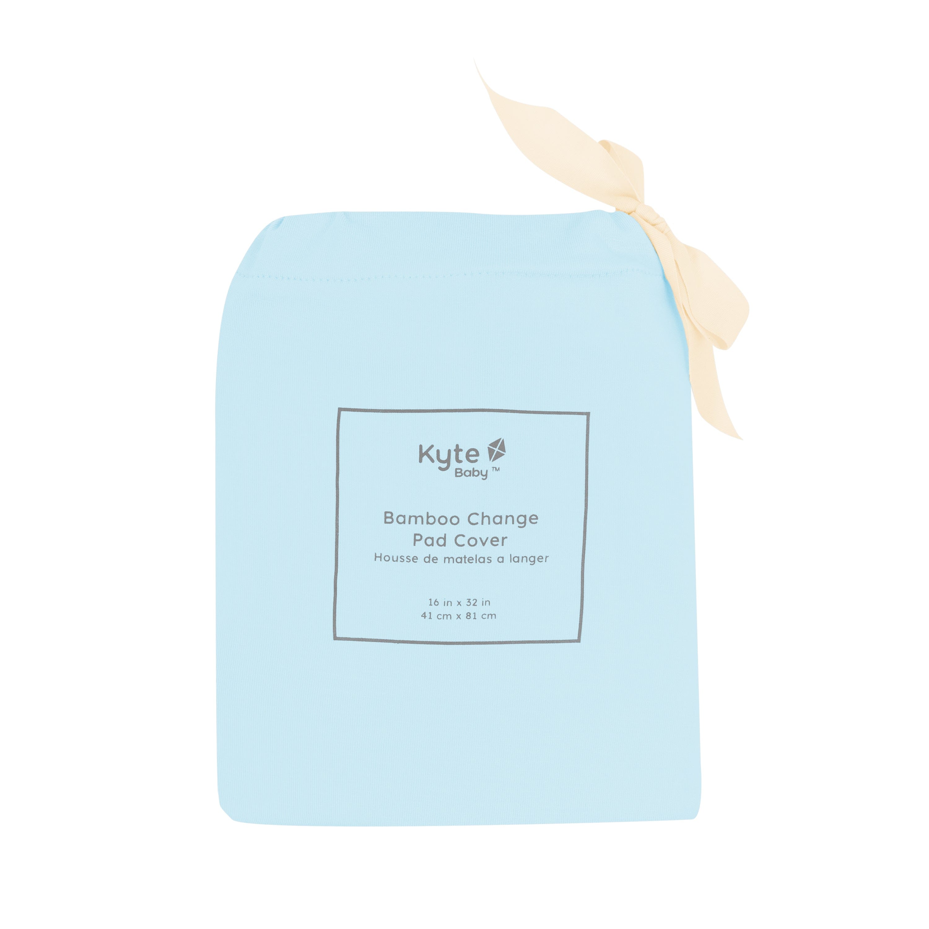 Kyte Baby Change Pad Cover Powder / One Size Change Pad Cover in Powder