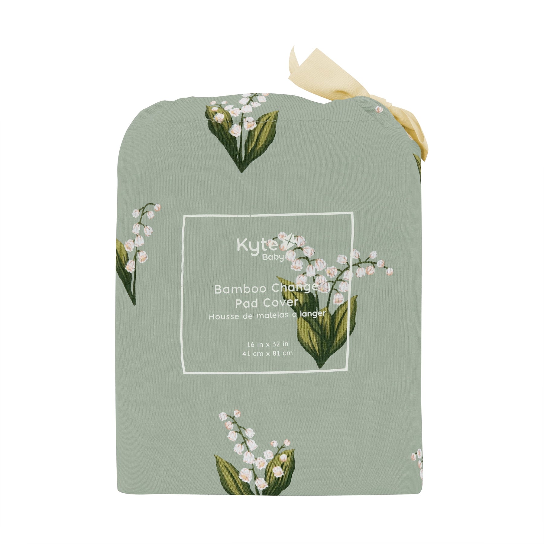 Kyte Baby Change Pad Cover Thyme Lily / One Size Change Pad Cover in Thyme Lily