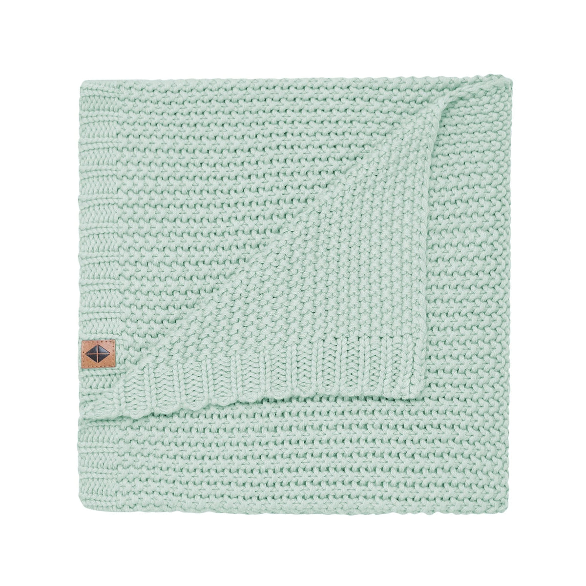 Kyte Baby Chunky Knit Baby Blanket Sage / Infant Chunky Knit Baby Blanket in Sage