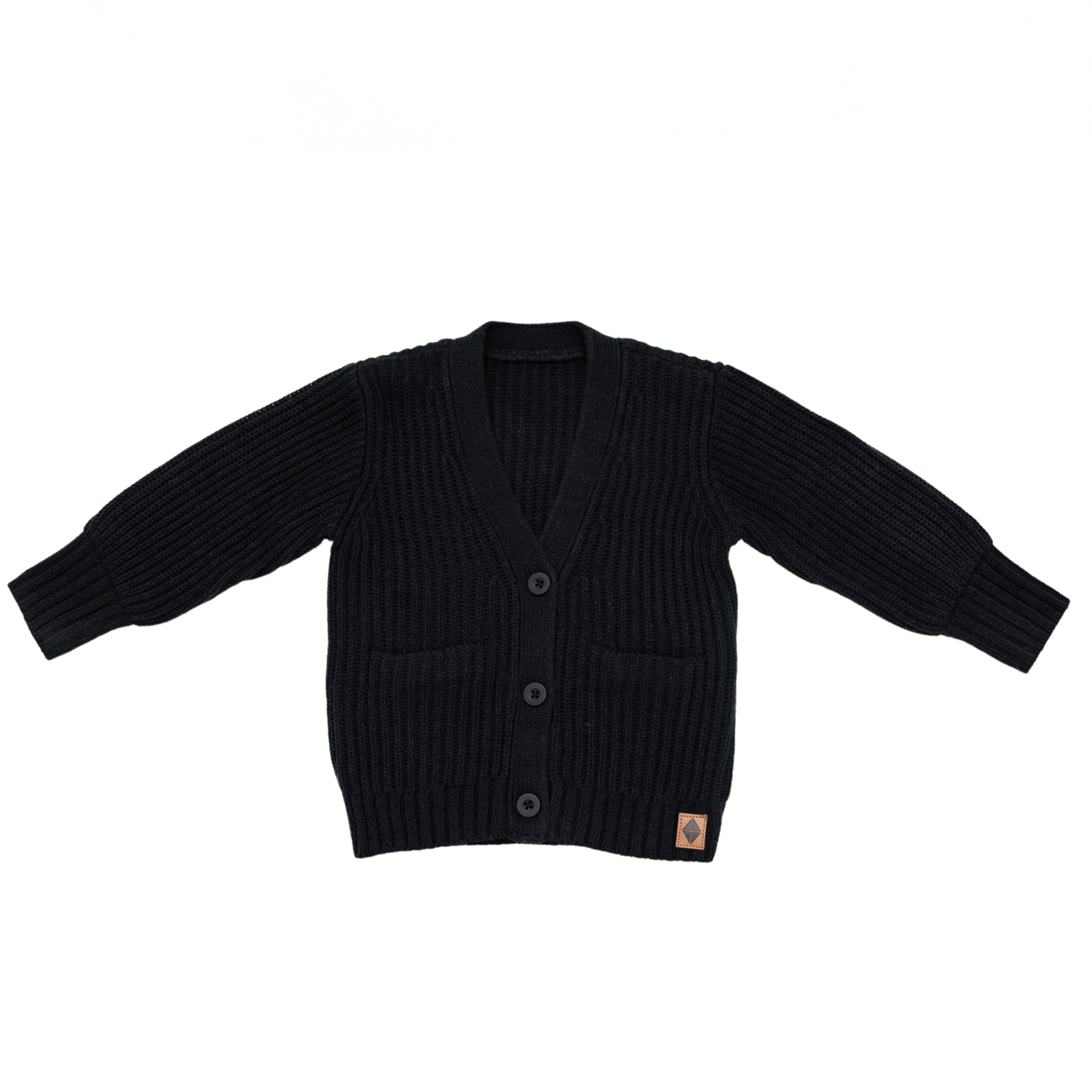 Kyte Baby Chunky Knit Oversized Cardigan Chunky Knit Oversized Cardigan in Midnight