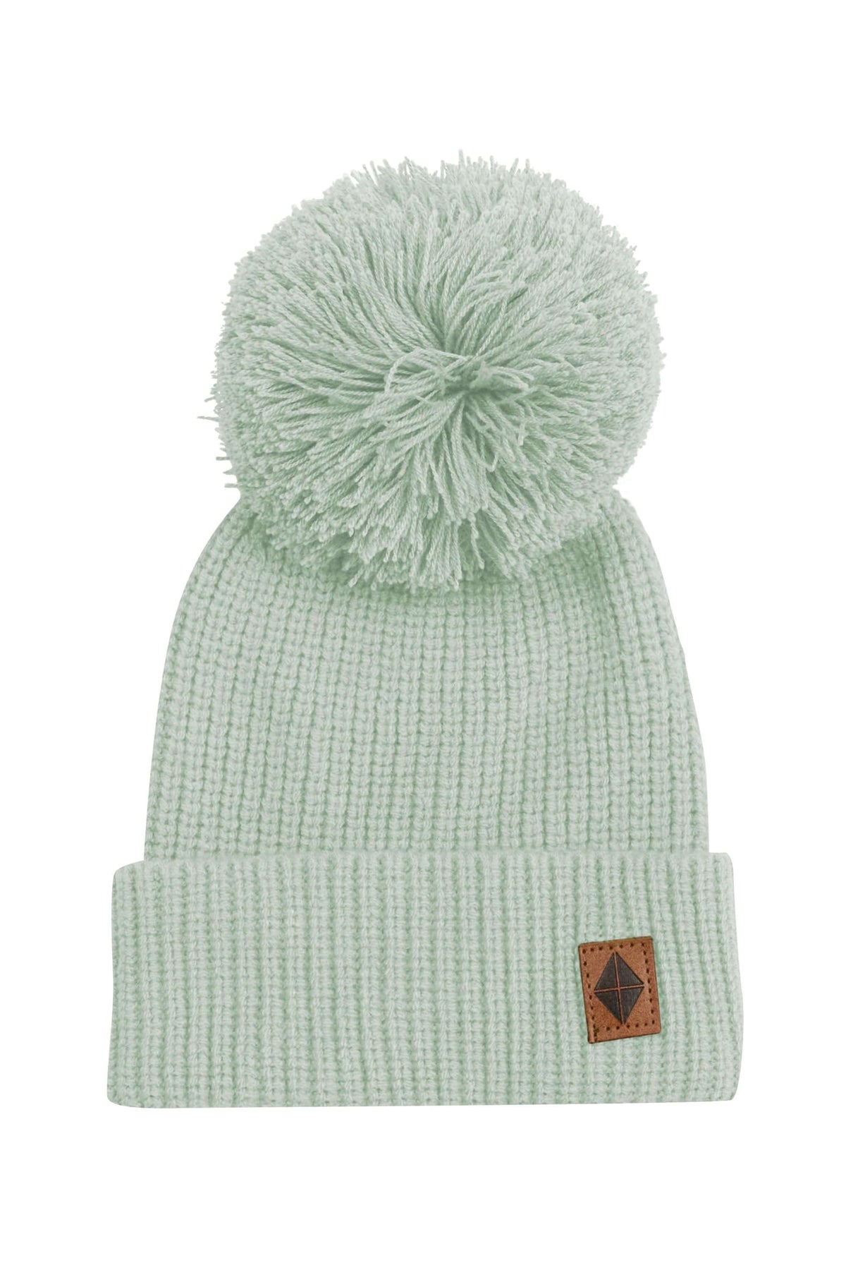 Kyte Baby Chunky Knit Pom Beanie in Thyme