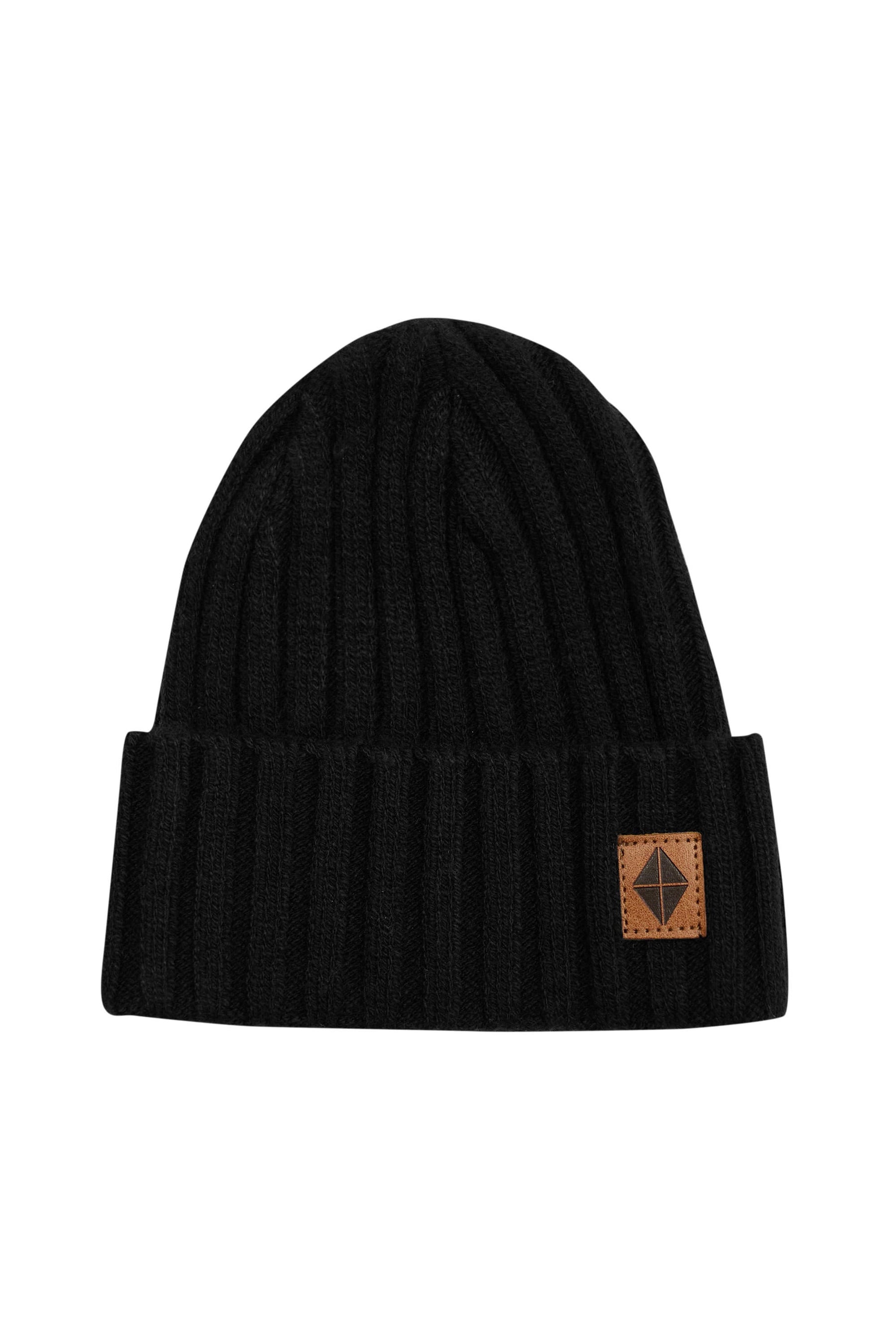 Kyte Baby Chunky Knit Ribbed Beanie in Midnight