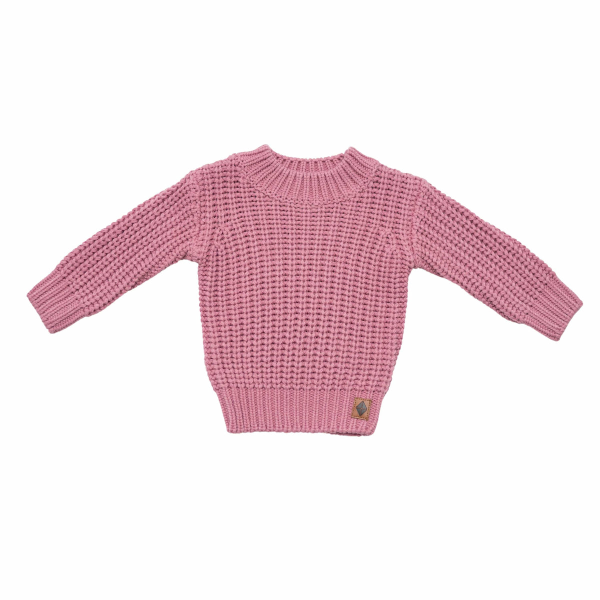 Kyte Baby Chunky Knit Sweater Chunky Knit Sweater in Apple Blossom