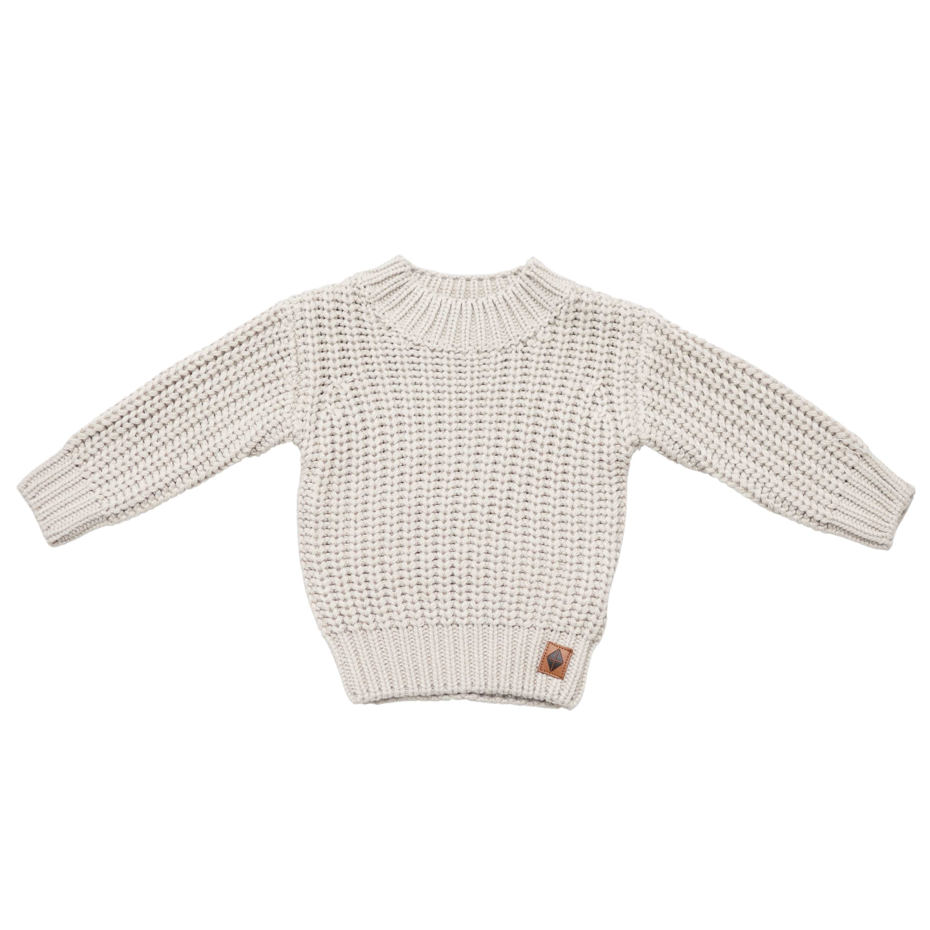 Kyte Baby Chunky Knit Sweater in Oat