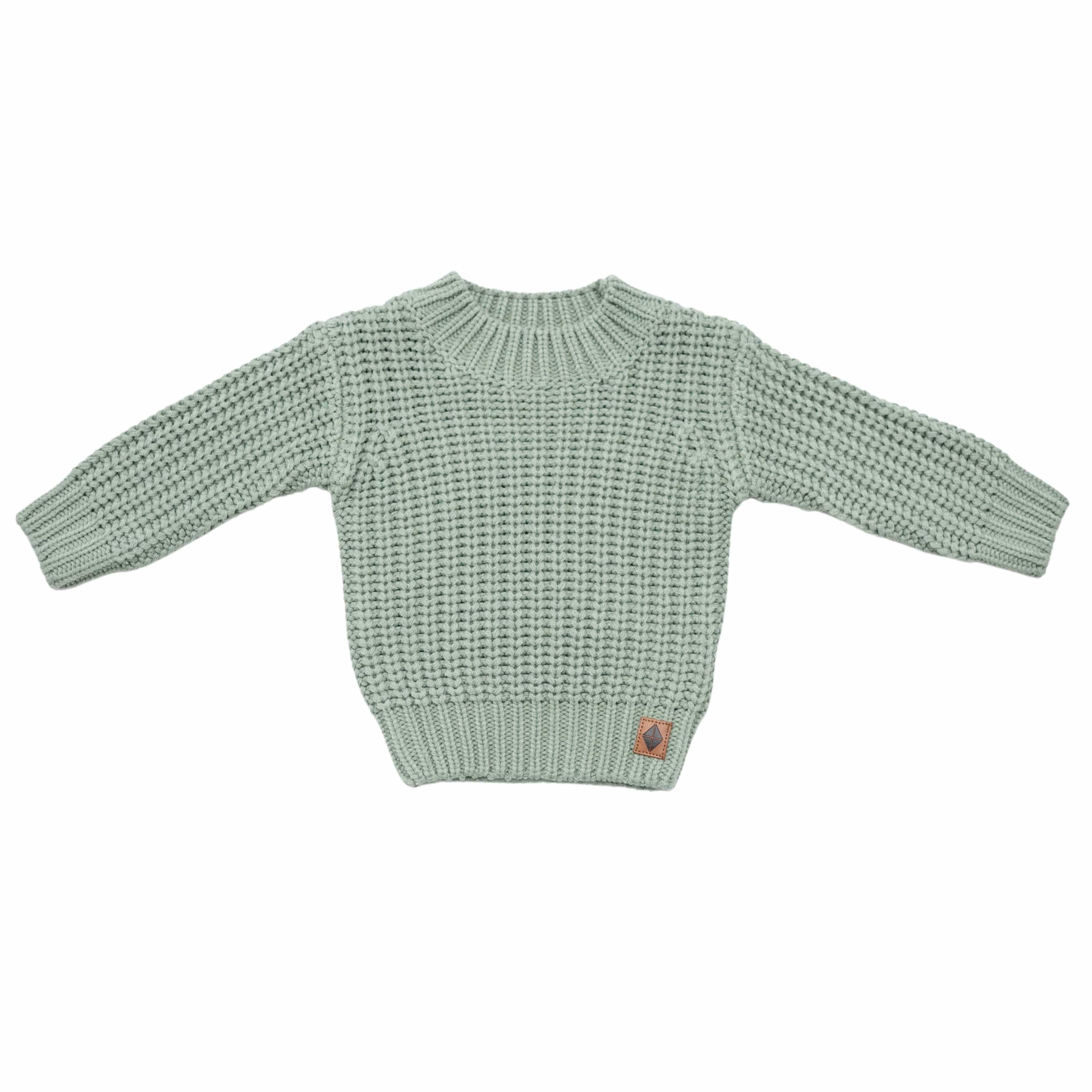 Kyte Baby Chunky Knit Sweater Chunky Knit Sweater in Thyme