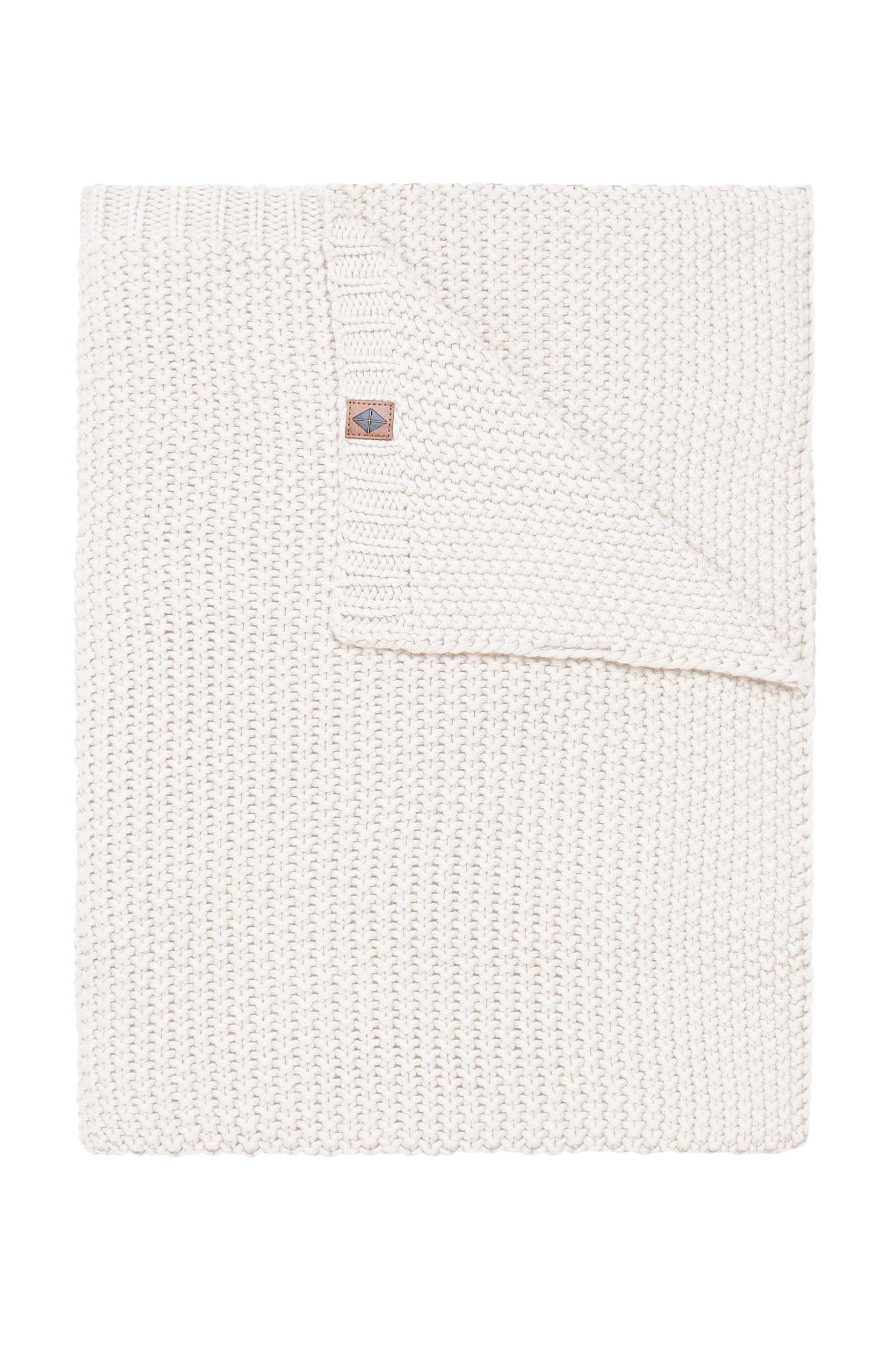 Kyte Baby Chunky Knit Toddler Blanket in Cloud