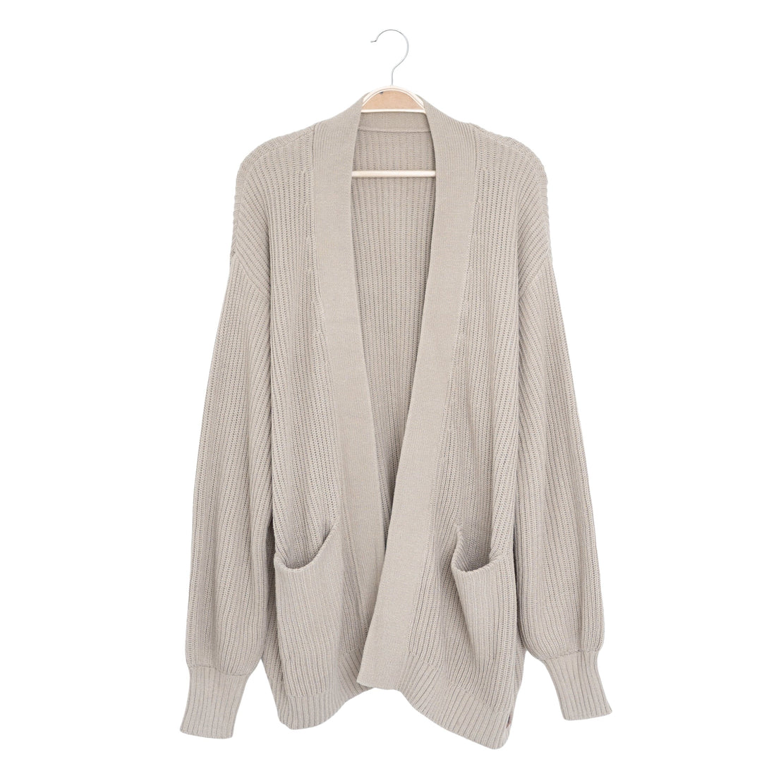 Women's Oversized Heart Chunky Knit Cardigan