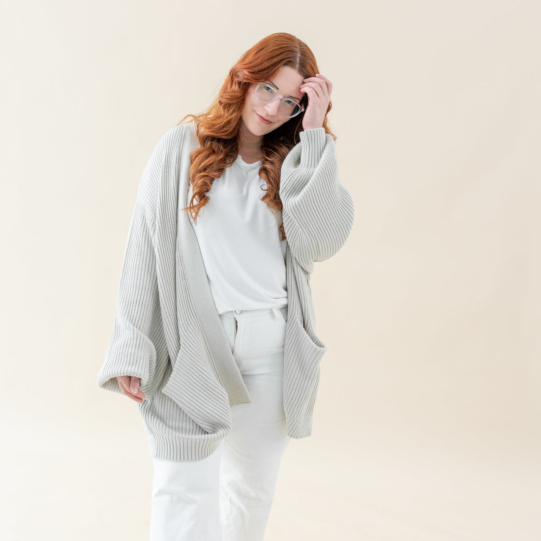 Women’s Oversized Chunky Knit Cardigan for Cozy Effortless Style main image 1