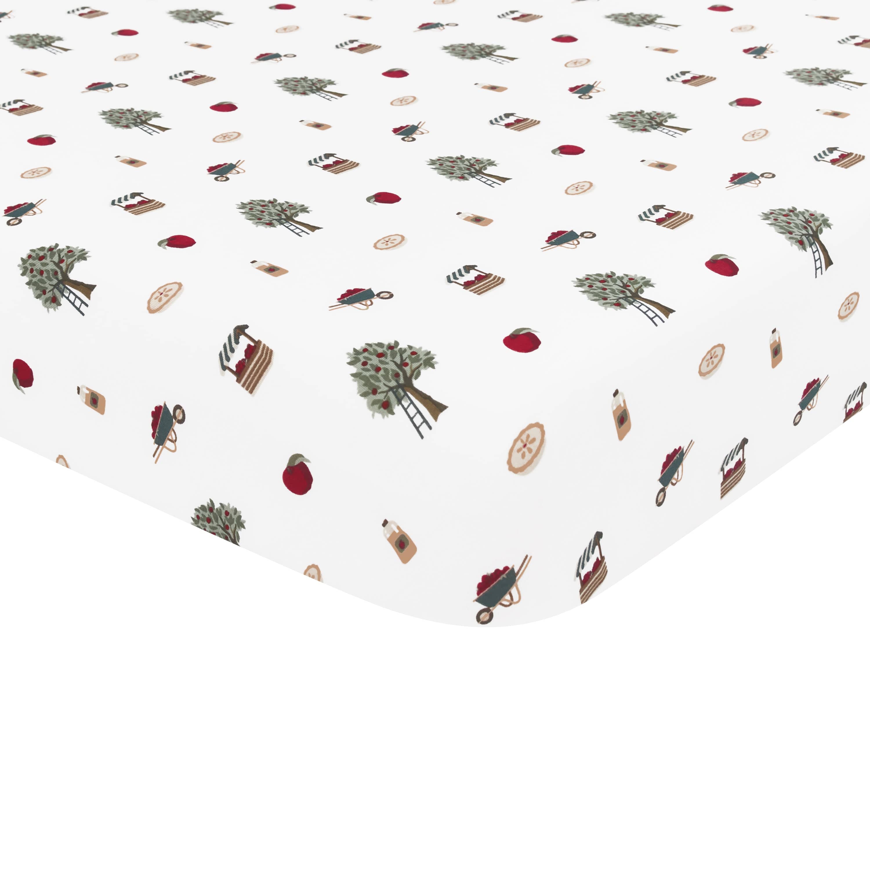 Kyte Baby Crib Sheet Apple Orchard / Crib Sheet Crib Sheet in Apple Orchard