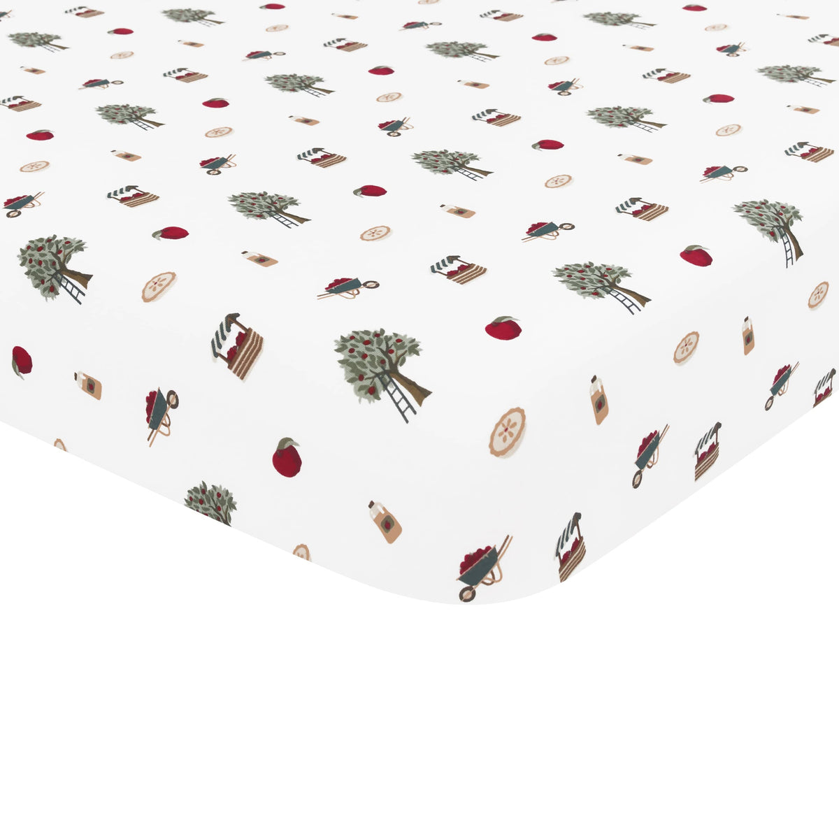 Kyte Baby Crib Sheet Apple Orchard / Crib Sheet Crib Sheet in Apple Orchard