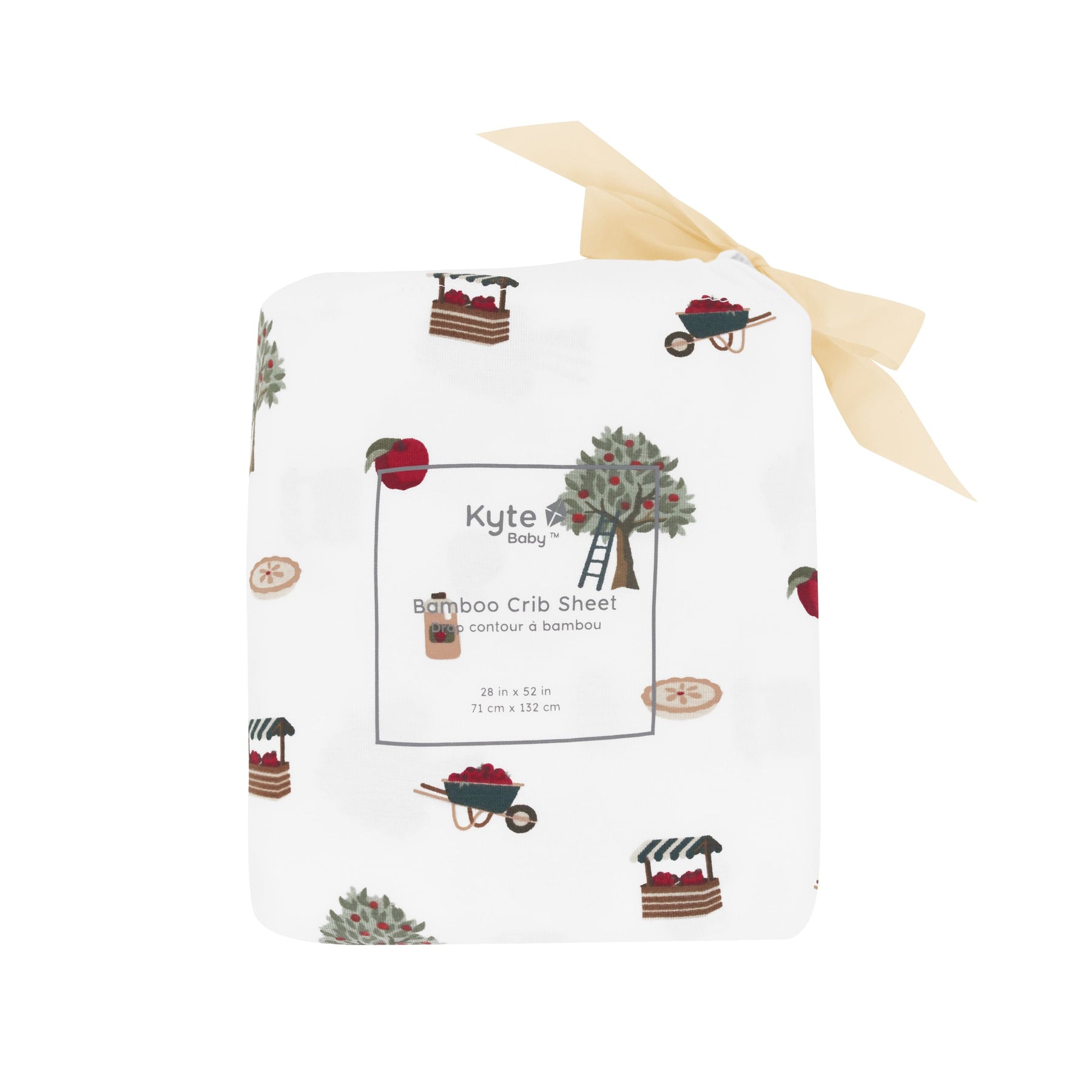 Kyte Baby Crib Sheet Apple Orchard / Crib Sheet Crib Sheet in Apple Orchard