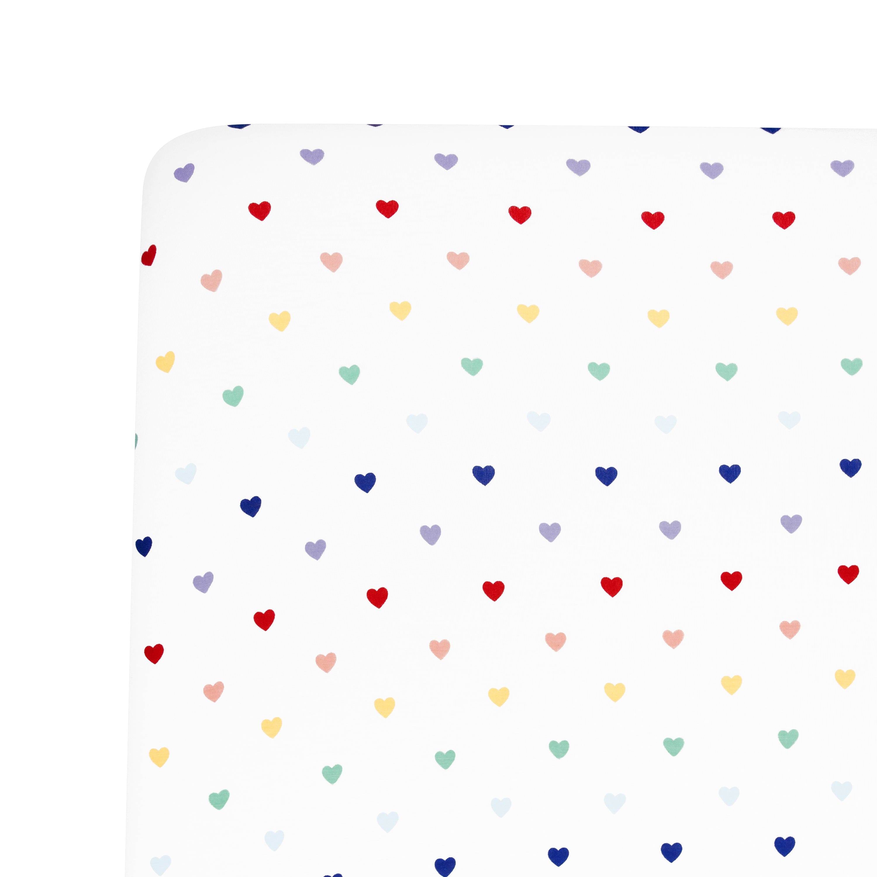 Kyte Baby Crib Sheet Cloud Rainbow Heart / Crib Sheet Crib Sheet in Cloud Rainbow Heart