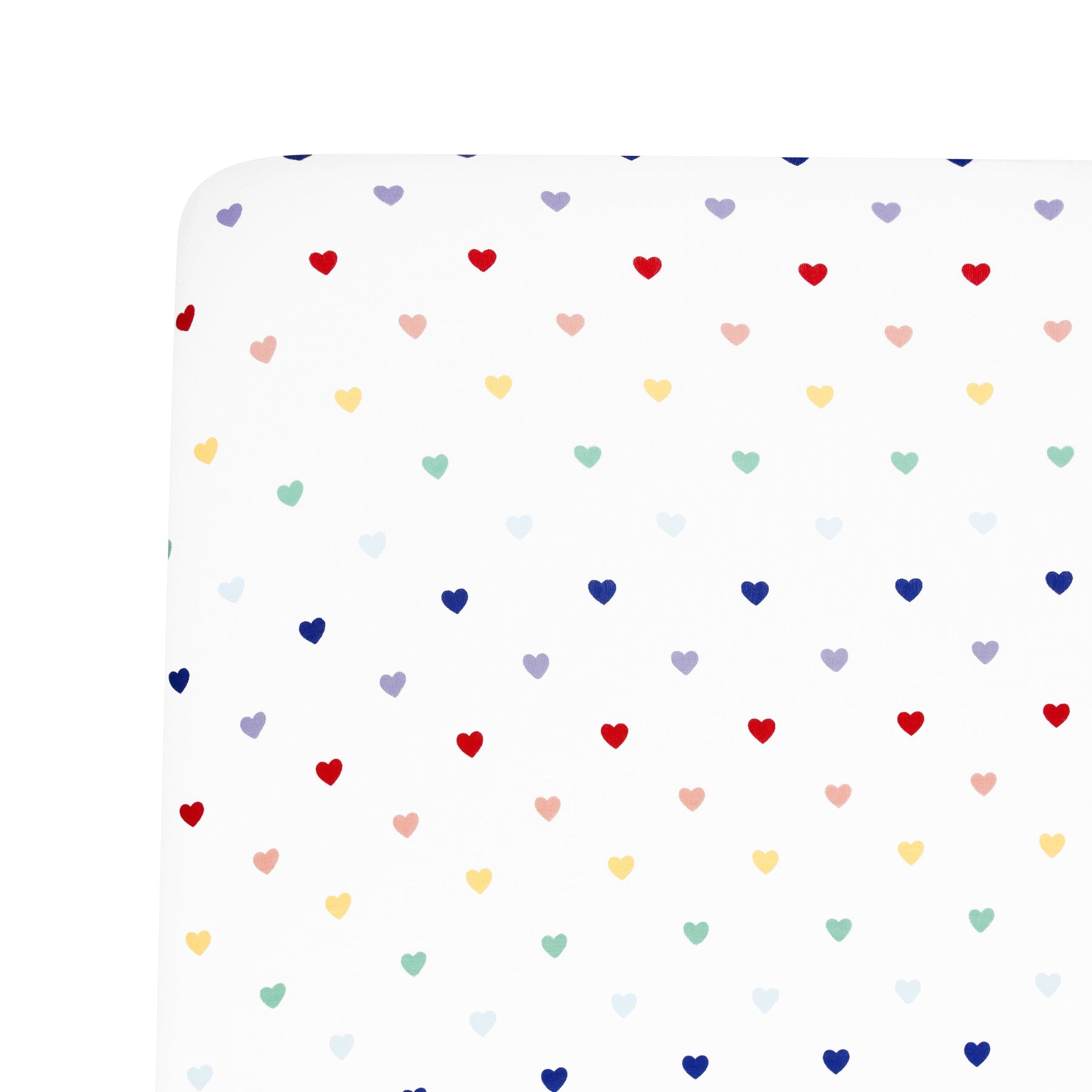 Kyte Baby Crib Sheet Cloud Rainbow Heart / Crib Sheet Crib Sheet in Cloud Rainbow Heart