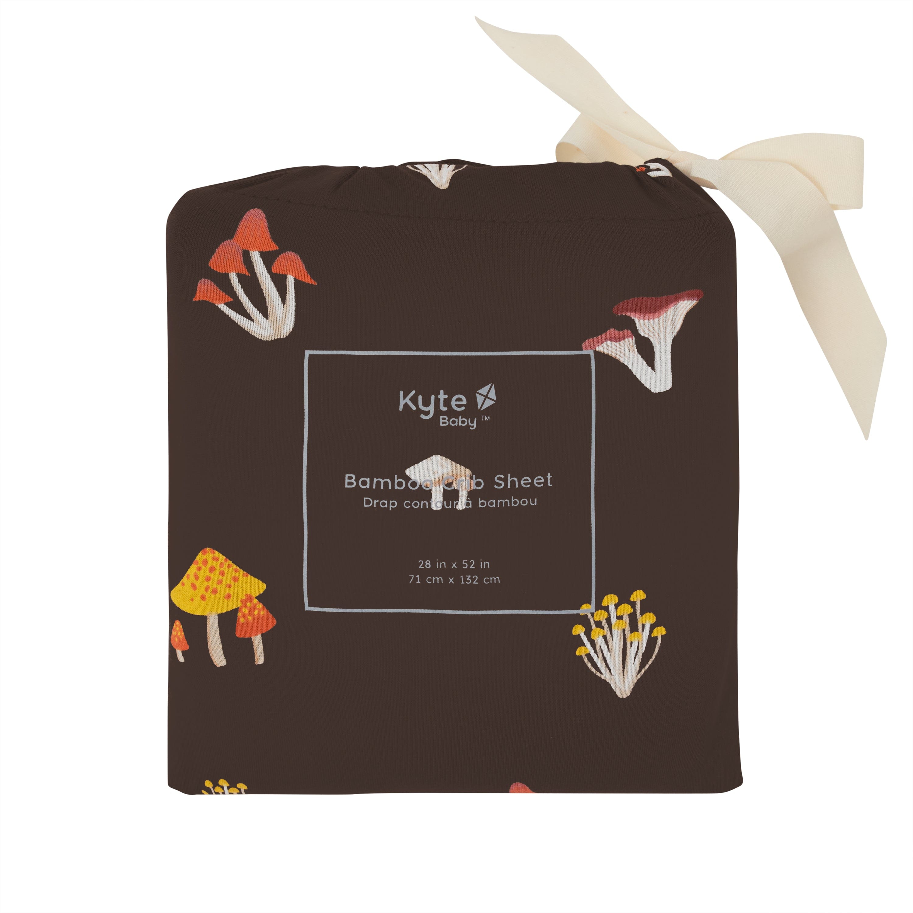 Kyte Baby Crib Sheet Crib Sheet / Fungi Crib Sheet in Fungi