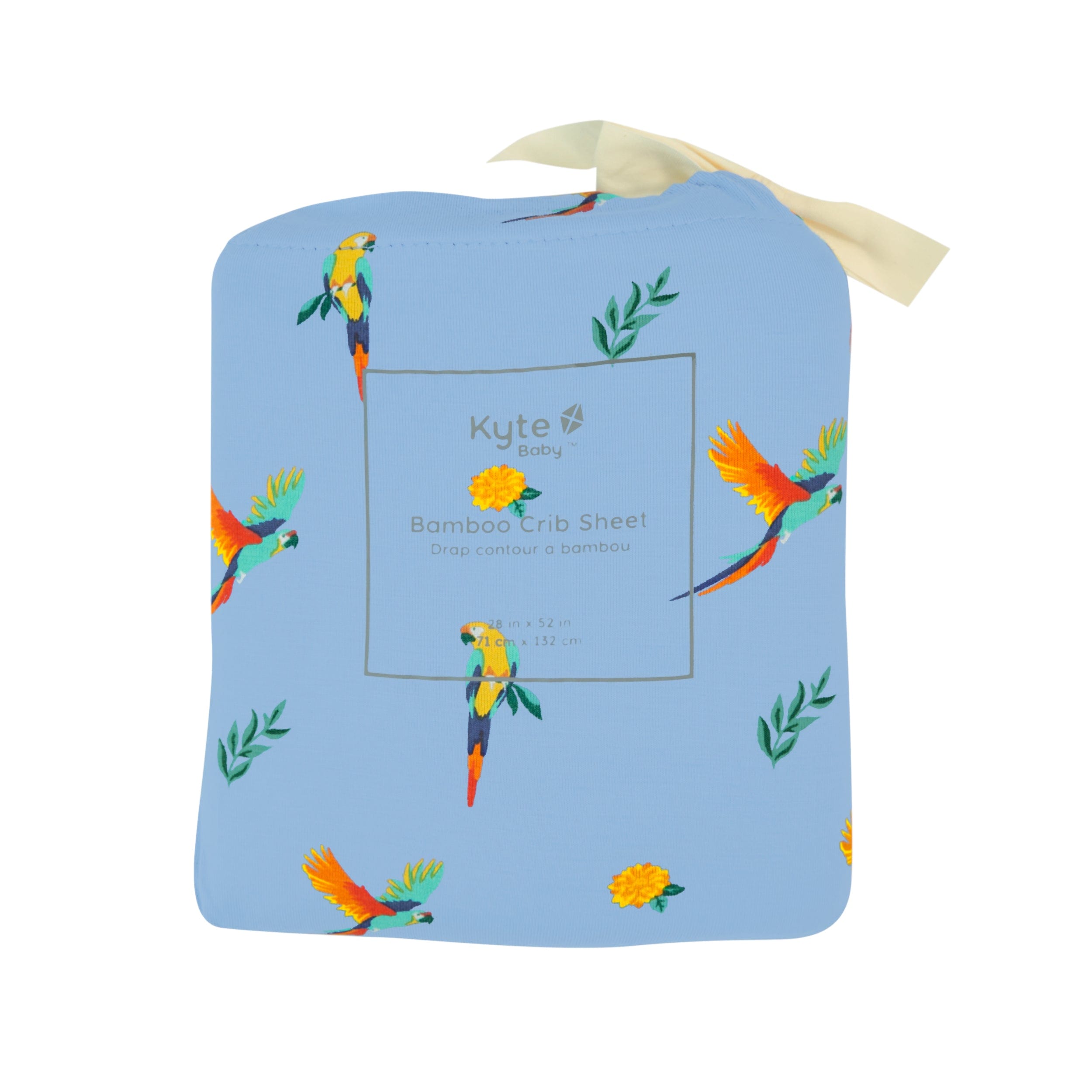 Kyte Baby Crib Sheet Crib Sheet / Macaw Crib Sheet in Macaw