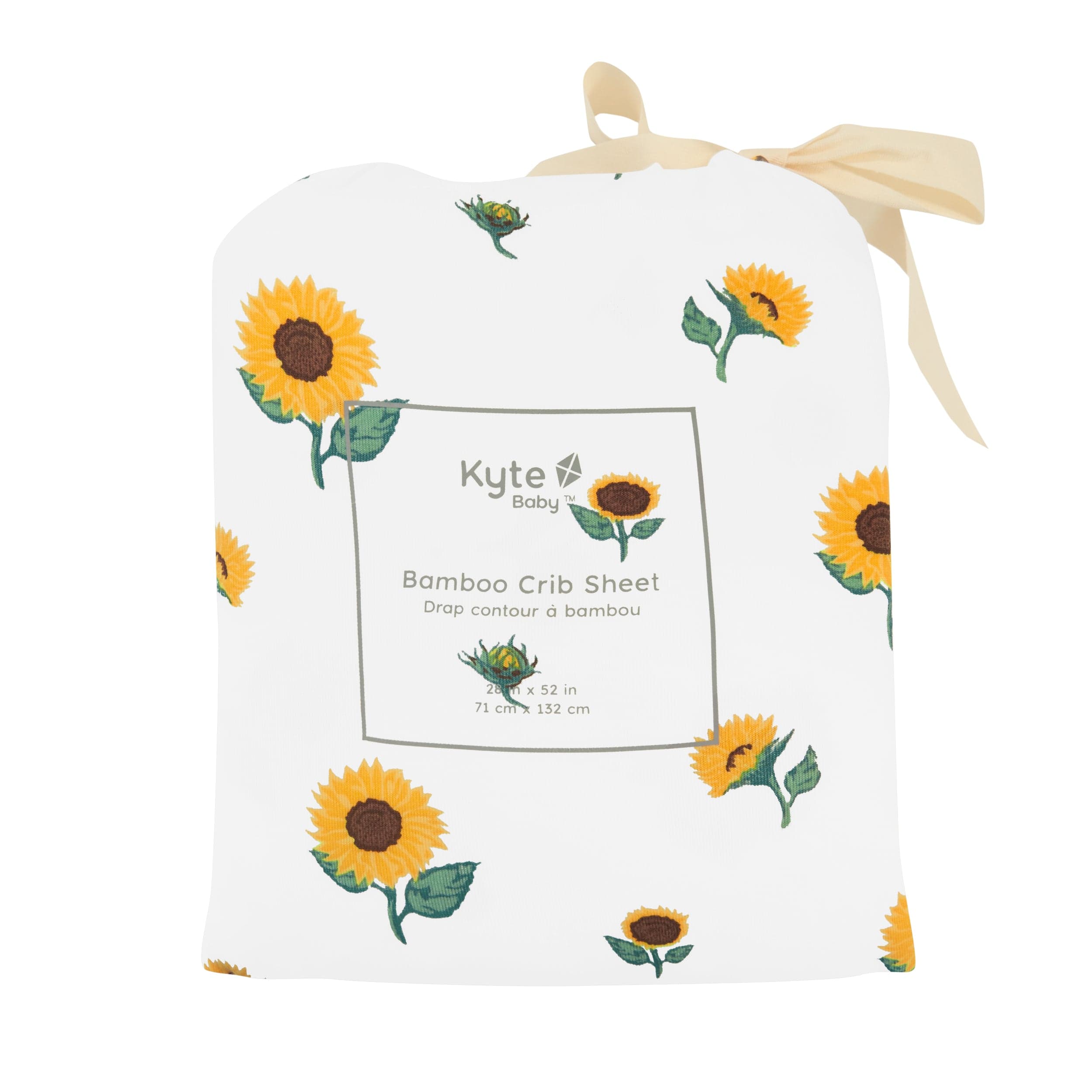 Kyte Baby Crib Sheet Crib Sheet / Sunflower Crib Sheet in Sunflower