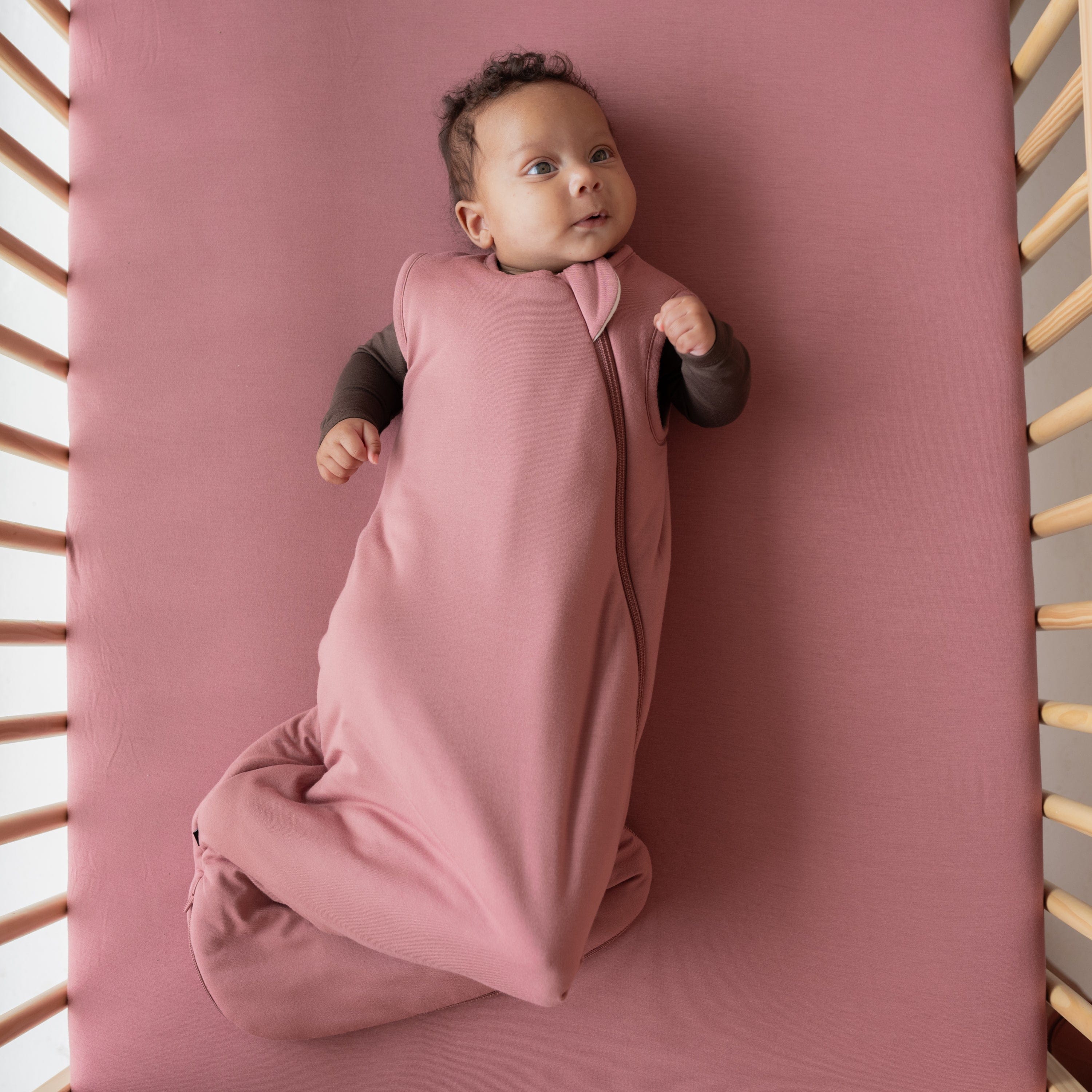 Dusty pink crib clearance bedding