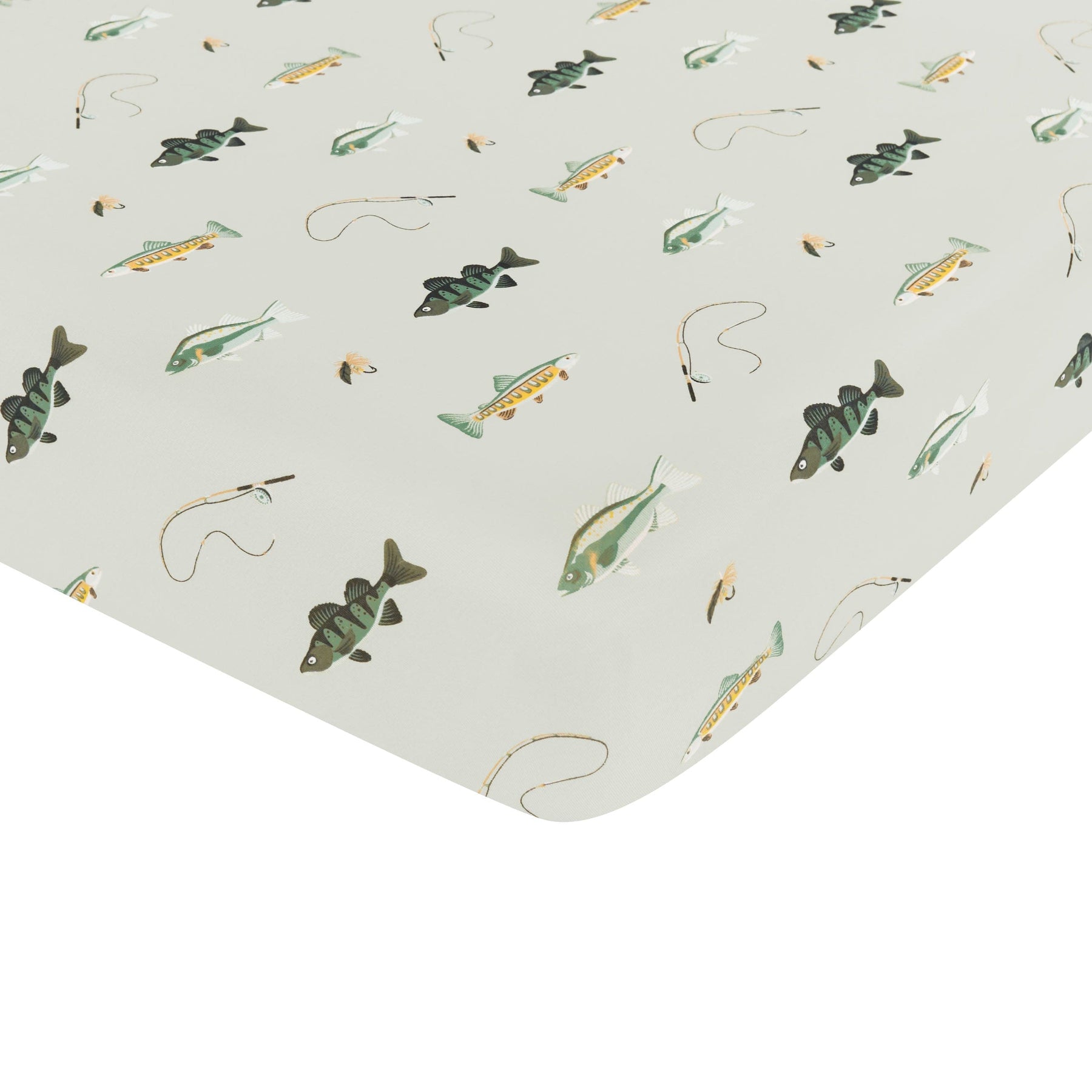 Kyte Baby Crib Sheet Fishing Crib Sheet in Fishing