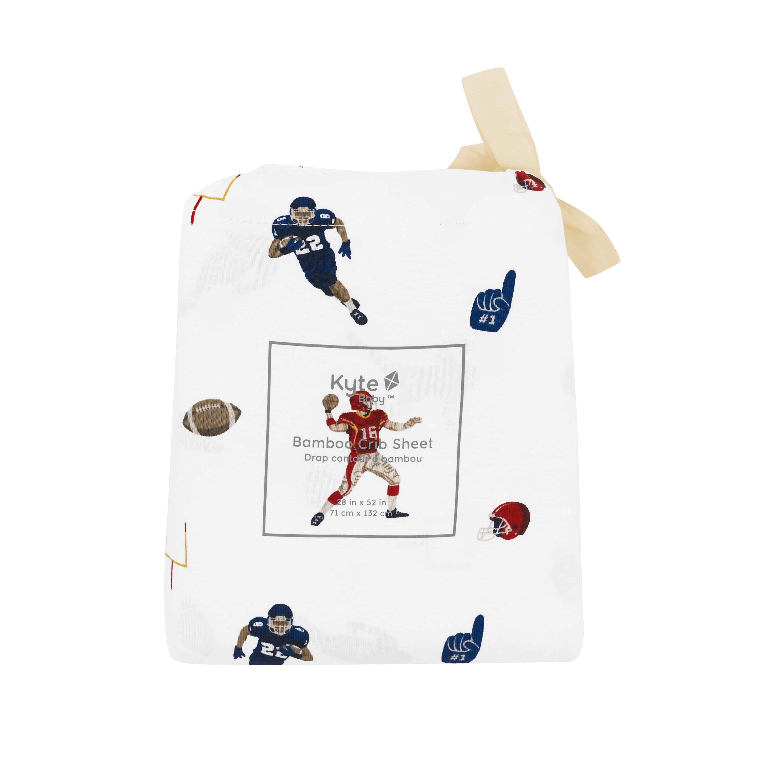 Kyte Baby Crib Sheet Football / Crib Sheet Crib Sheet in Football