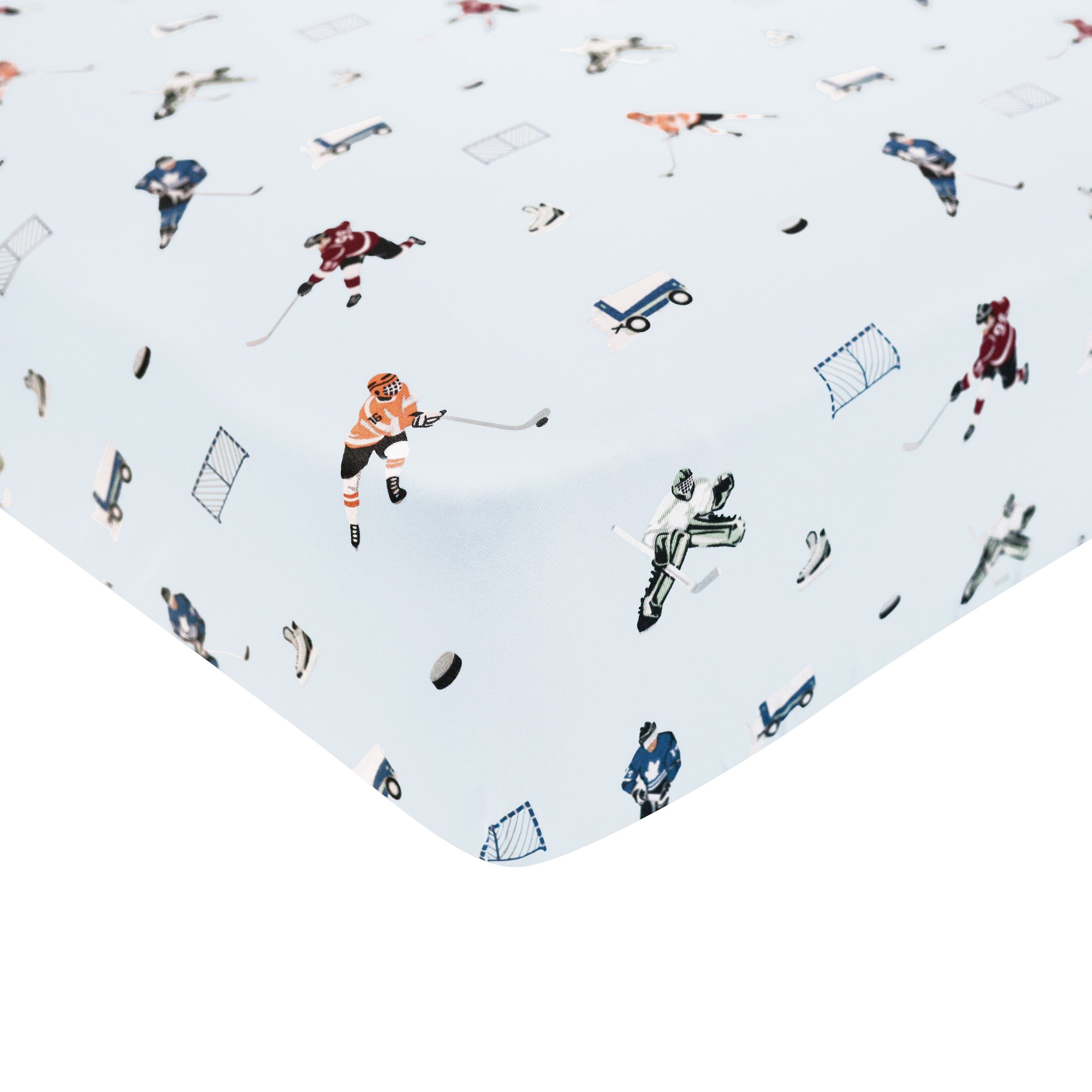 Kyte Baby Crib Sheet Hockey / Crib Sheet Crib Sheet in Hockey