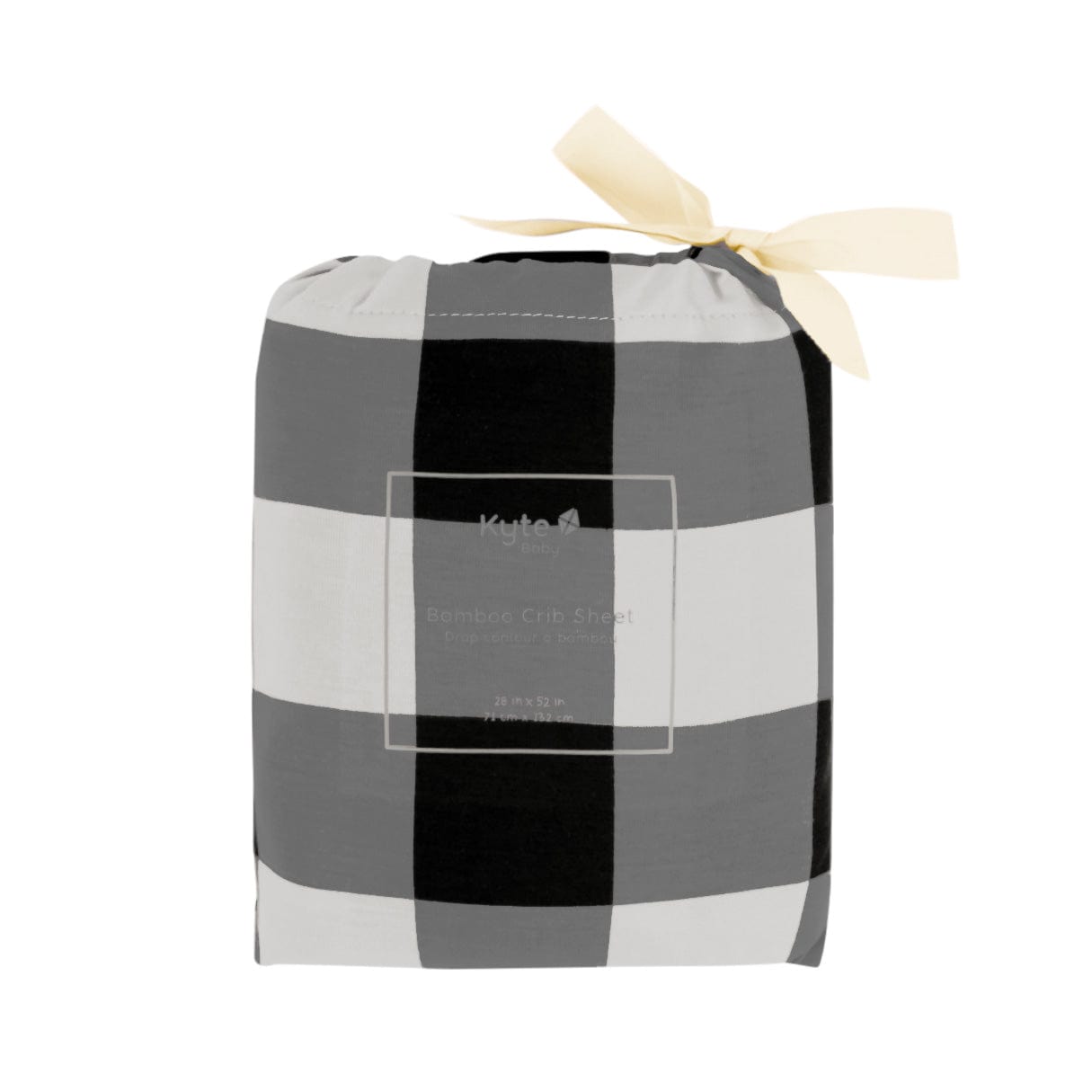 Buffalo plaid shop crib sheet