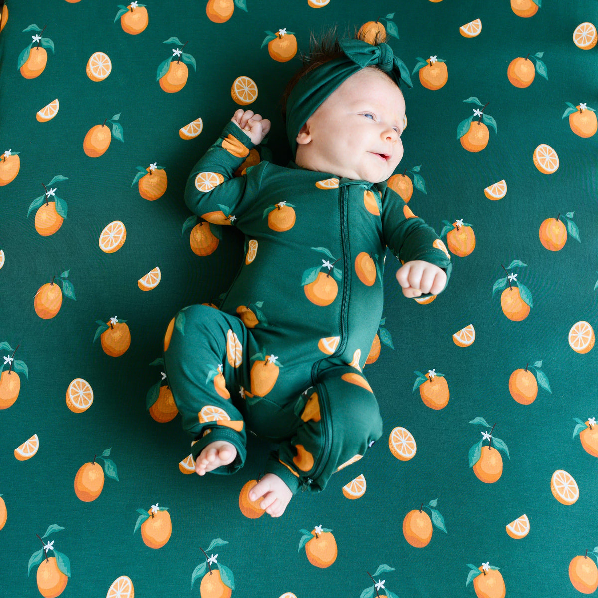 Kyte Baby Crib Sheet Orange Crib Sheet in Orange