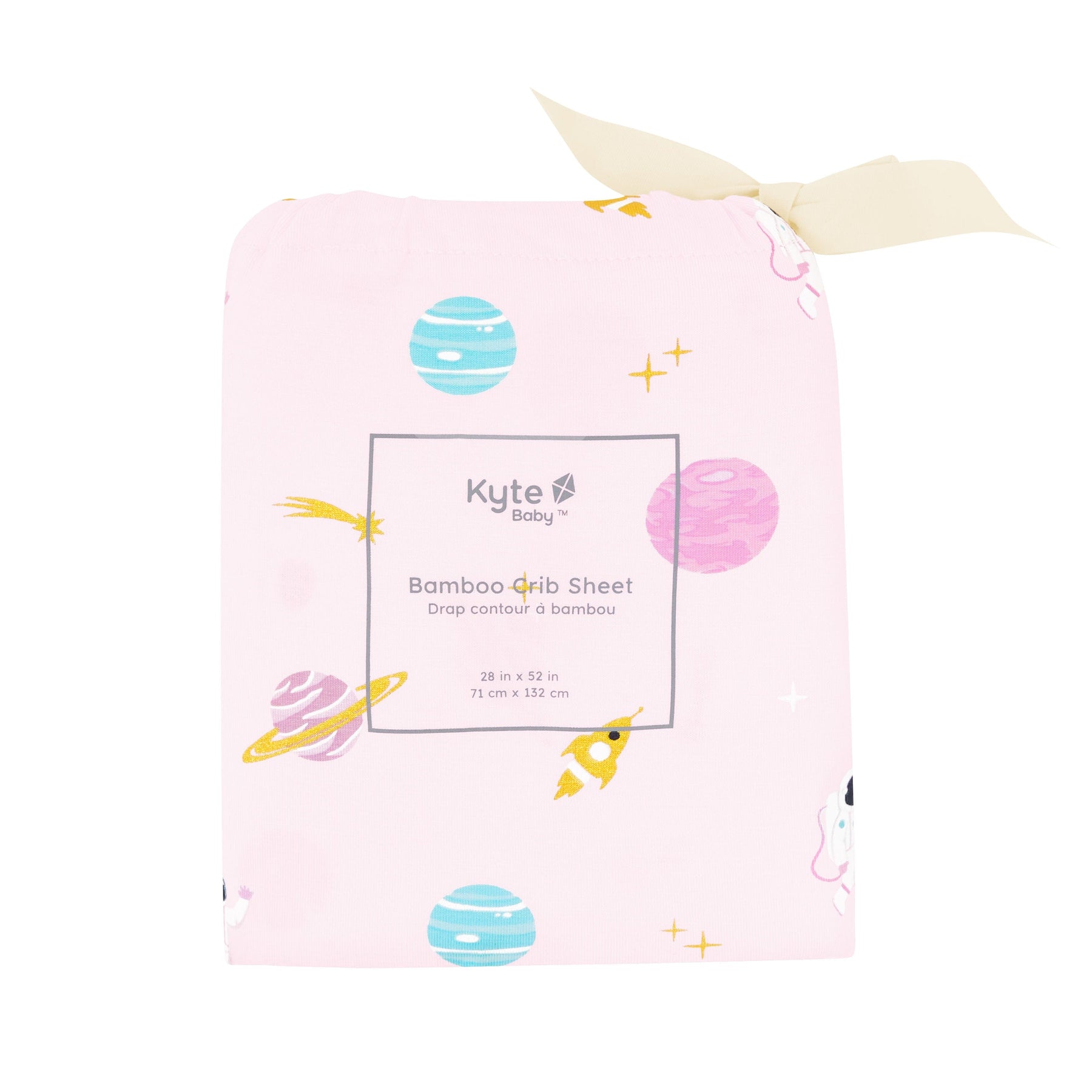 Kyte Baby Crib Sheet Sakura Space Crib Sheet in Sakura Space