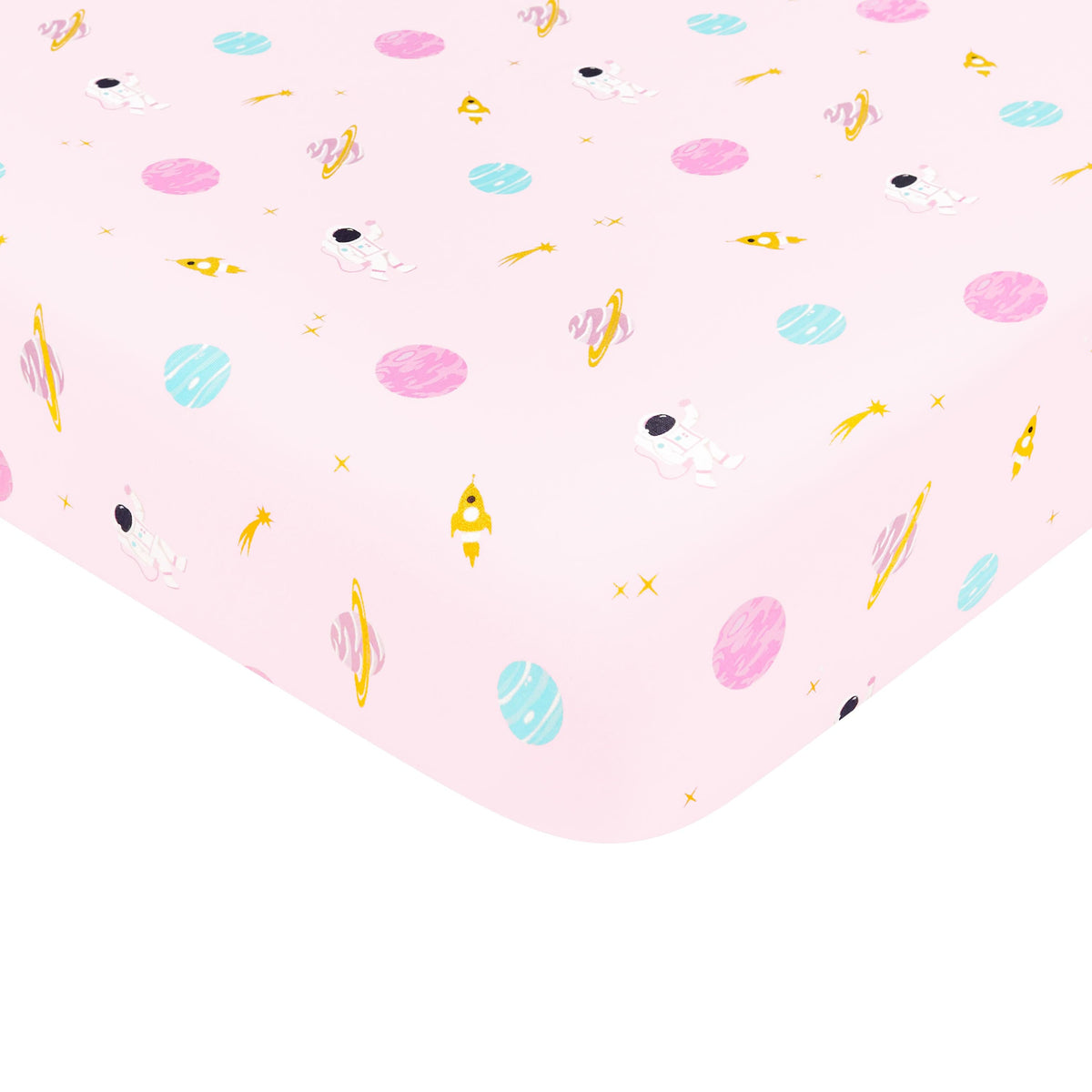 Kyte Baby Crib Sheet Sakura Space Crib Sheet in Sakura Space