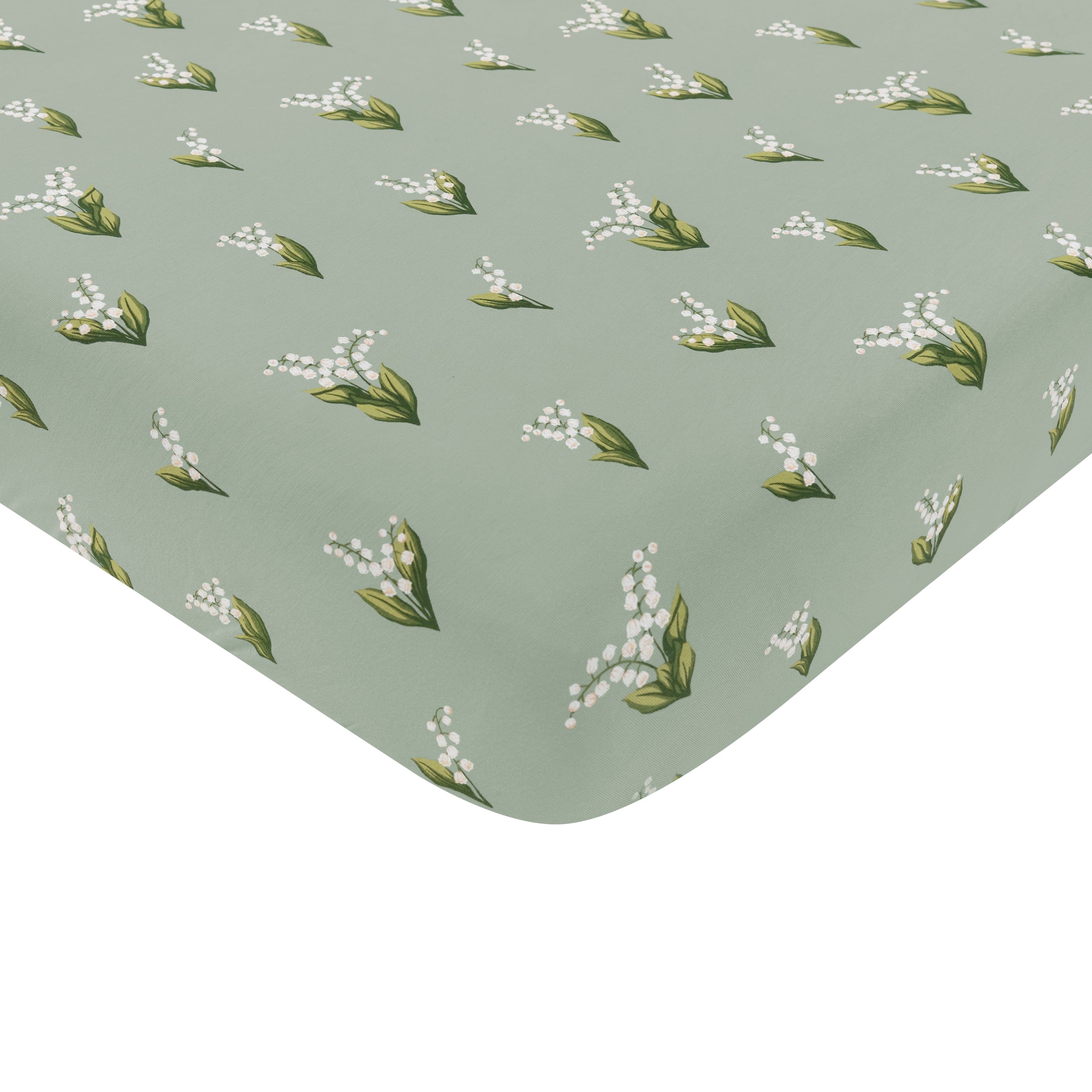 Kyte Baby Crib Sheet Thyme Lily / Crib Sheet Crib Sheet in Thyme Lily