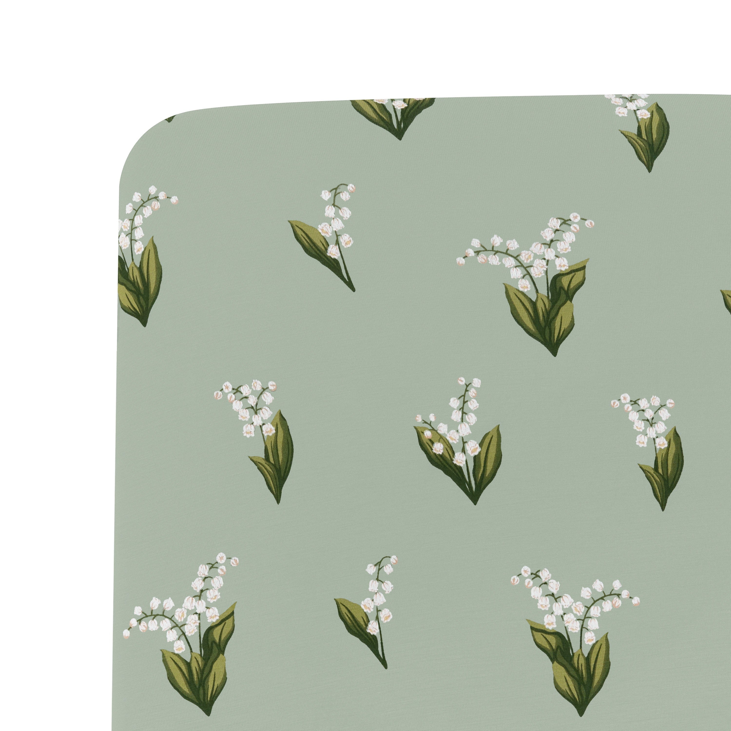 Kyte Baby Crib Sheet Thyme Lily / Crib Sheet Crib Sheet in Thyme Lily