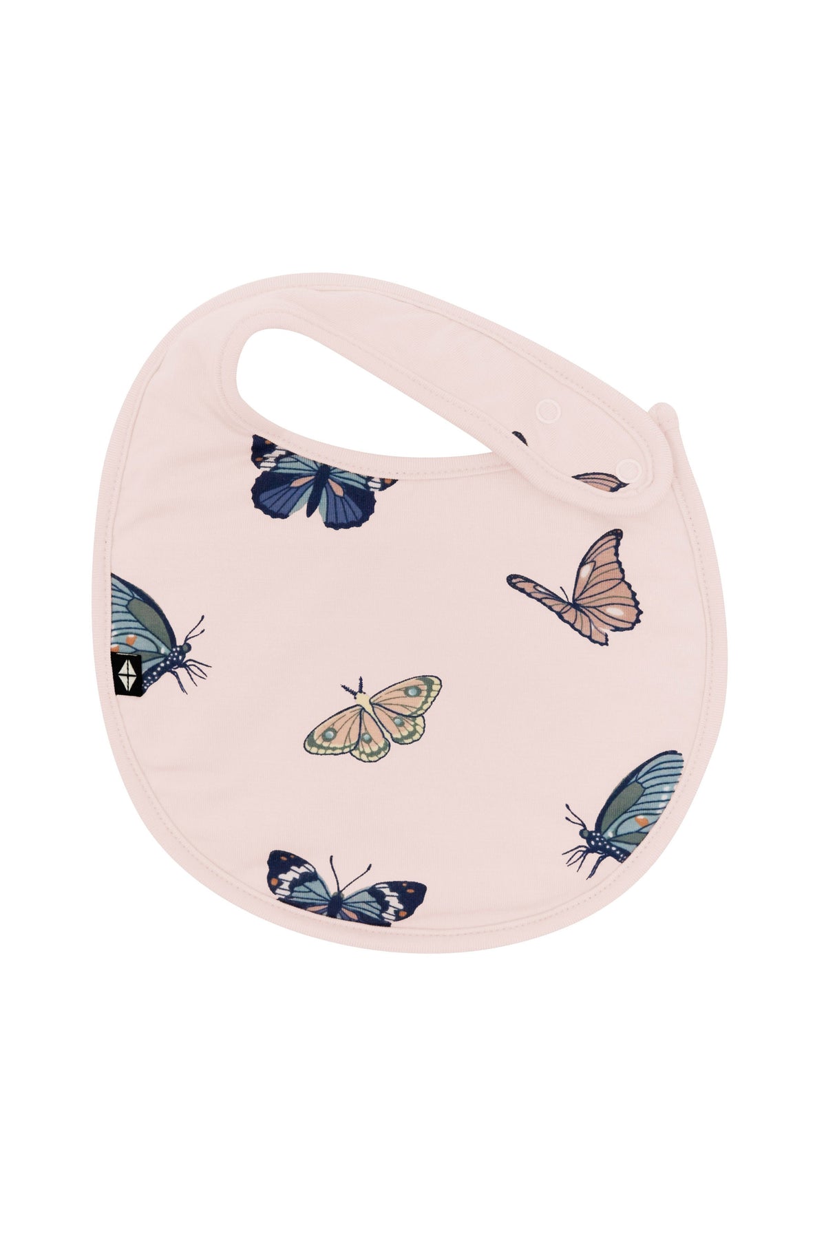 Kyte Baby Cushy Bib in Blush Butterfly