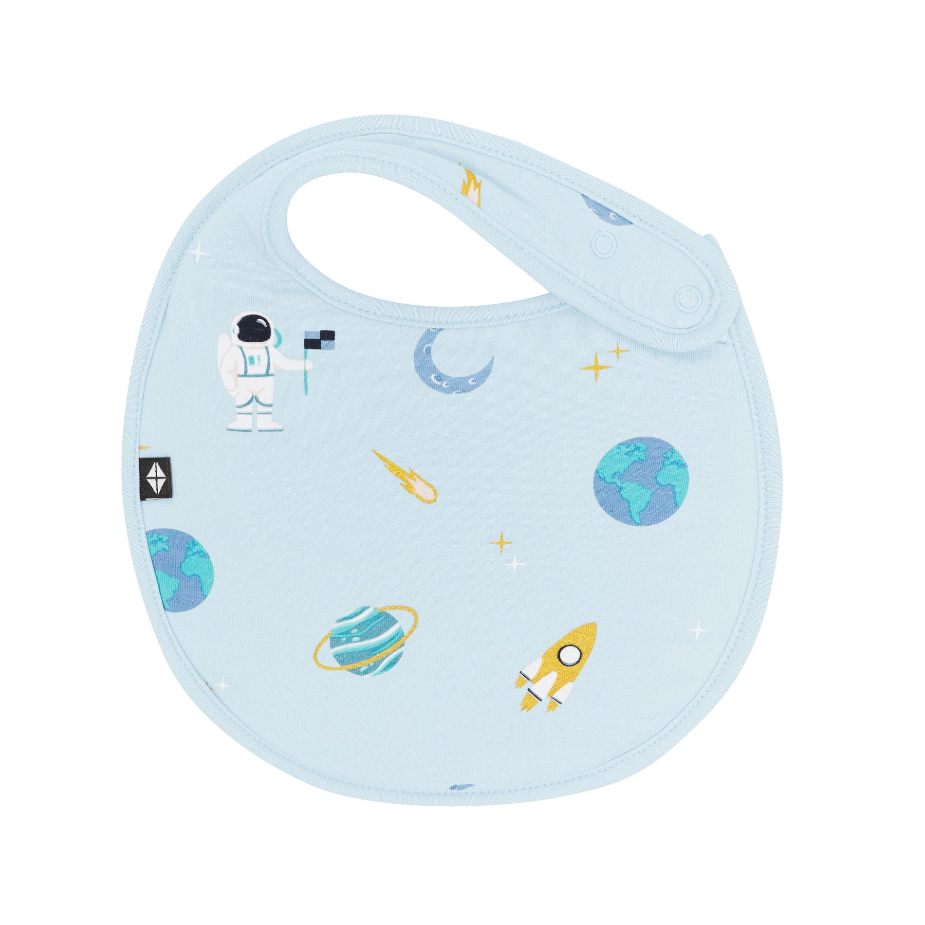 Kyte Baby Cushy Bib Cushy Bib in Ice Space