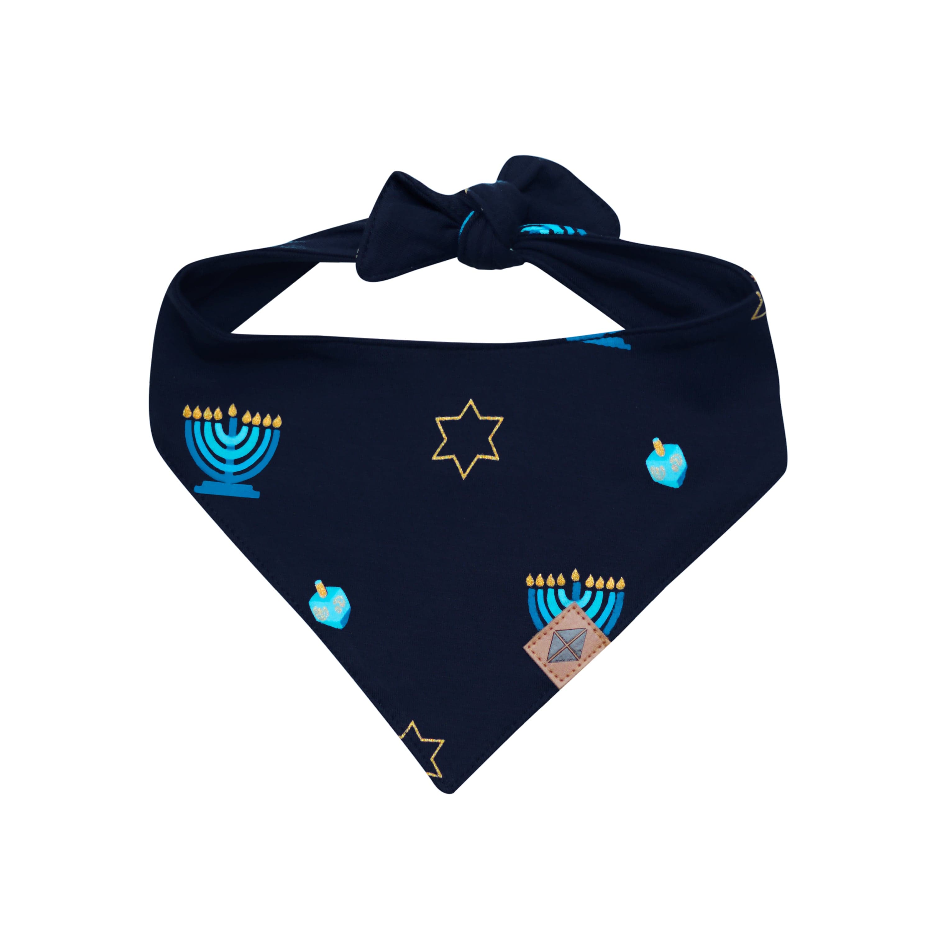 Kyte Baby Dog Bandana Dog Bandana in Hanukkah